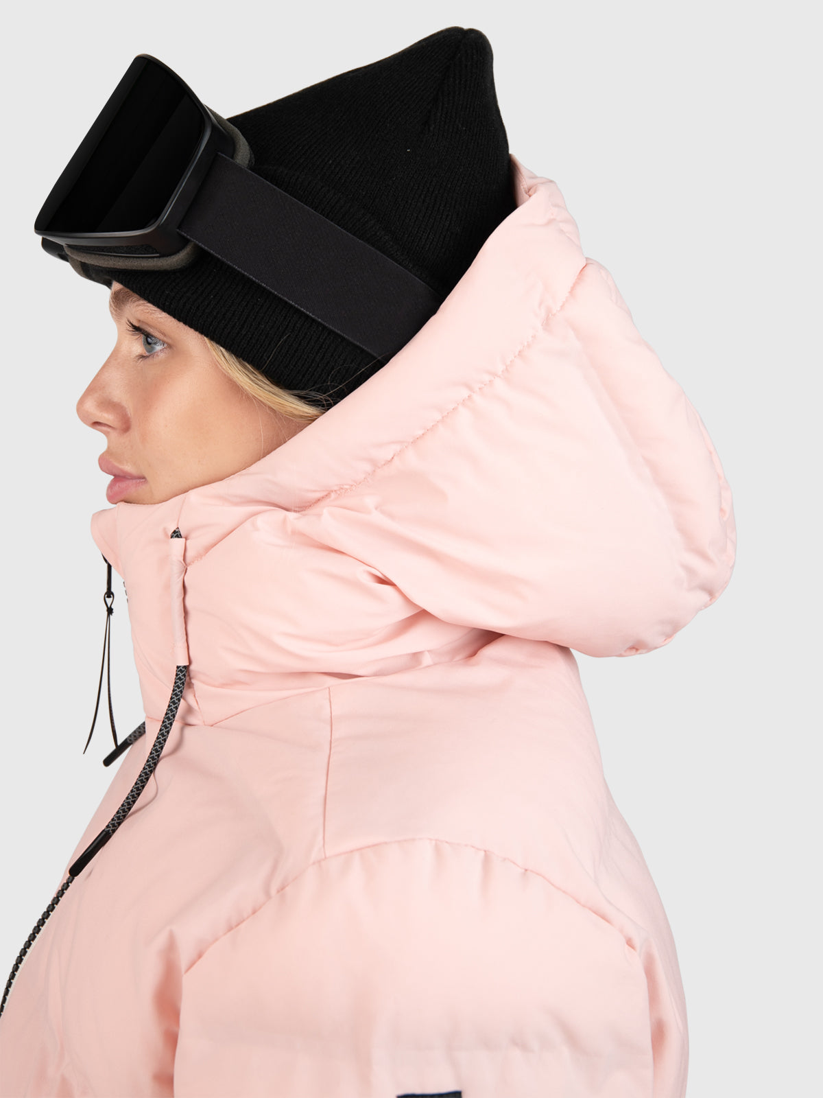 Cypress Dames Puffer Ski Jas | Soft Pink