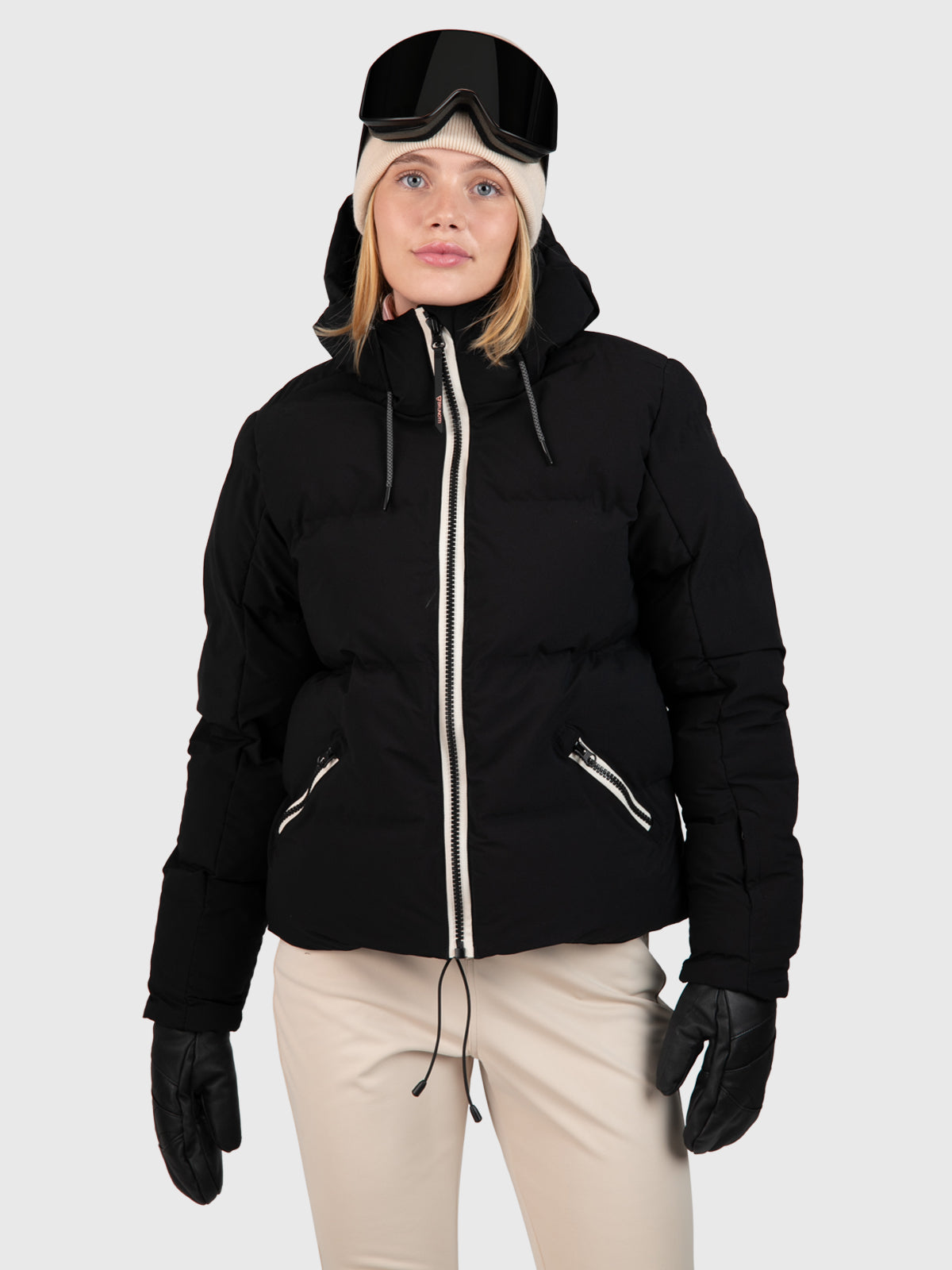 Cypress Women Puffer Snow Jacket | Black