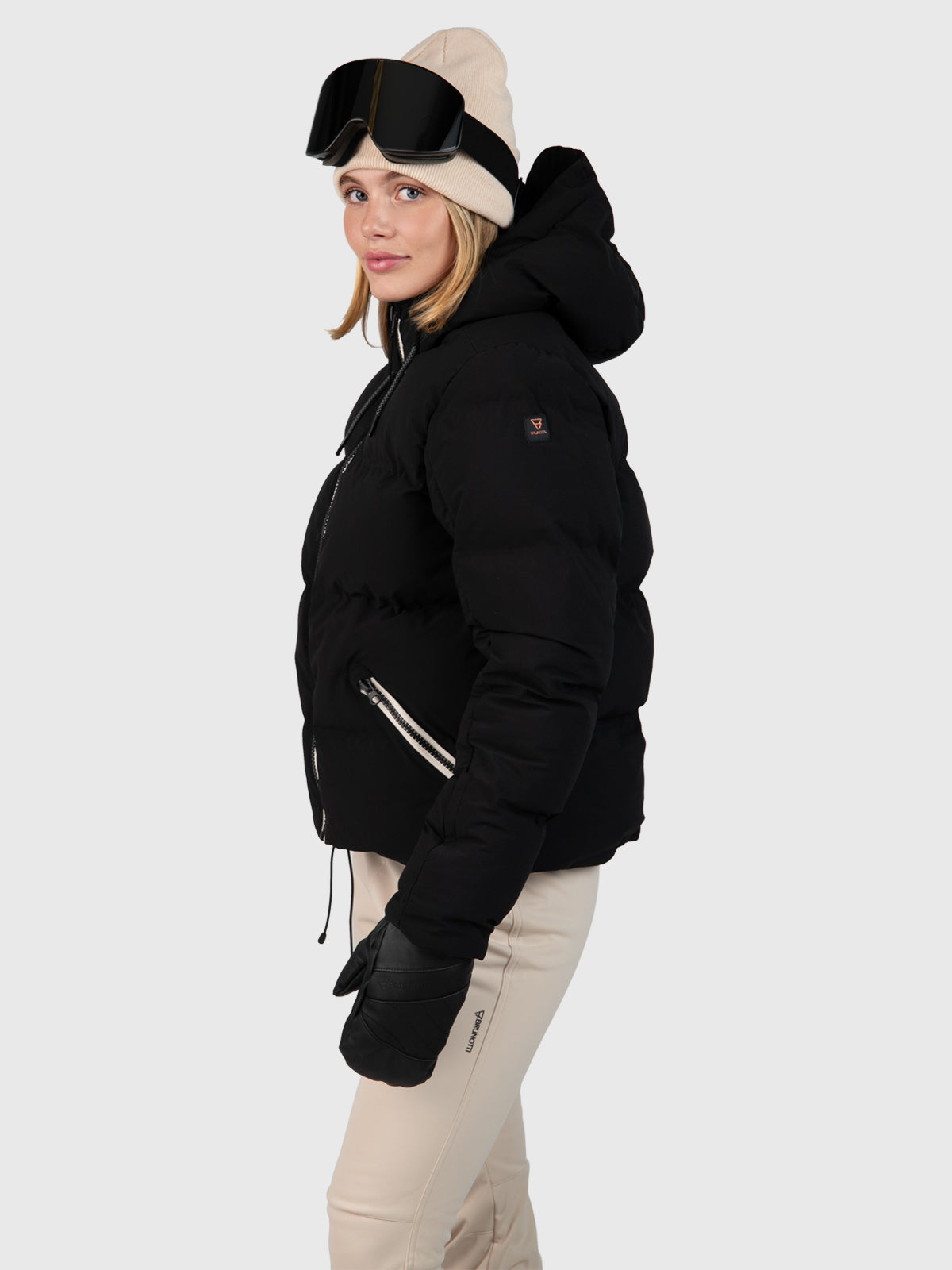 Cypress Women Puffer Snow Jacket | Black