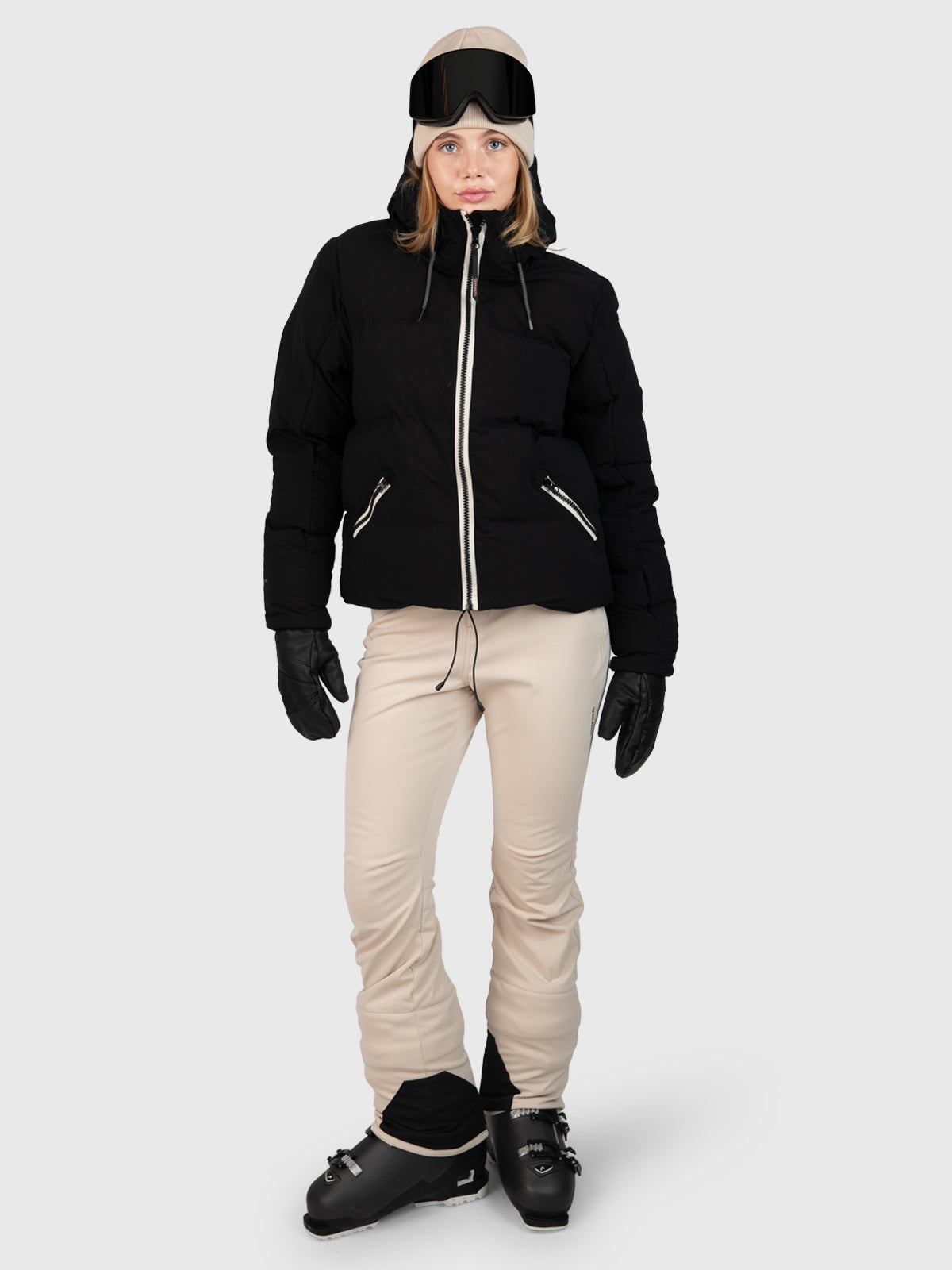 Cypress Dames Puffer Ski Jas | Zwart