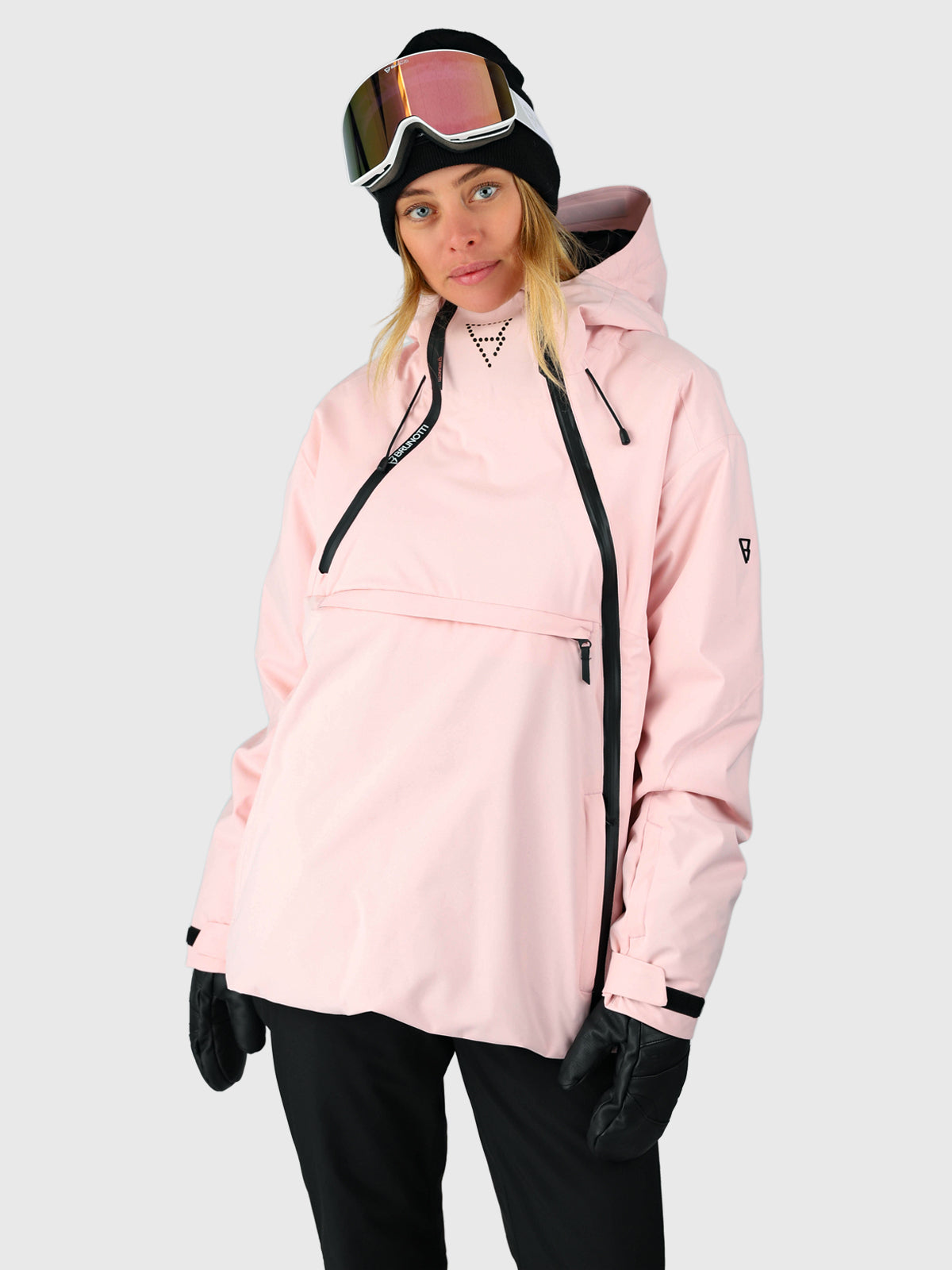 Mojavasa-S Dames Anorak Ski Jas | Soft Pink