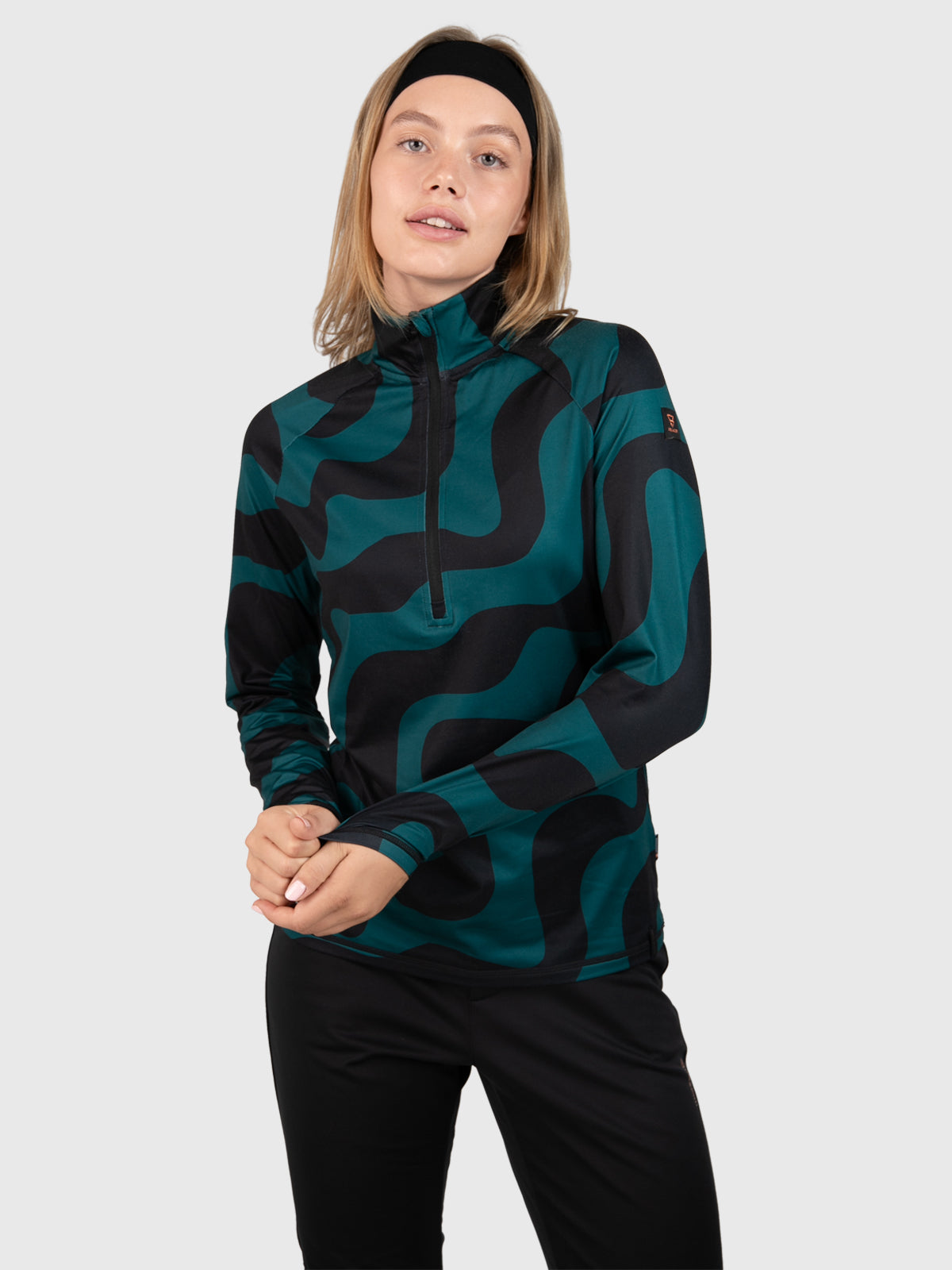 Galena-Groovy Dames Polygiene Fleece | Evergreen