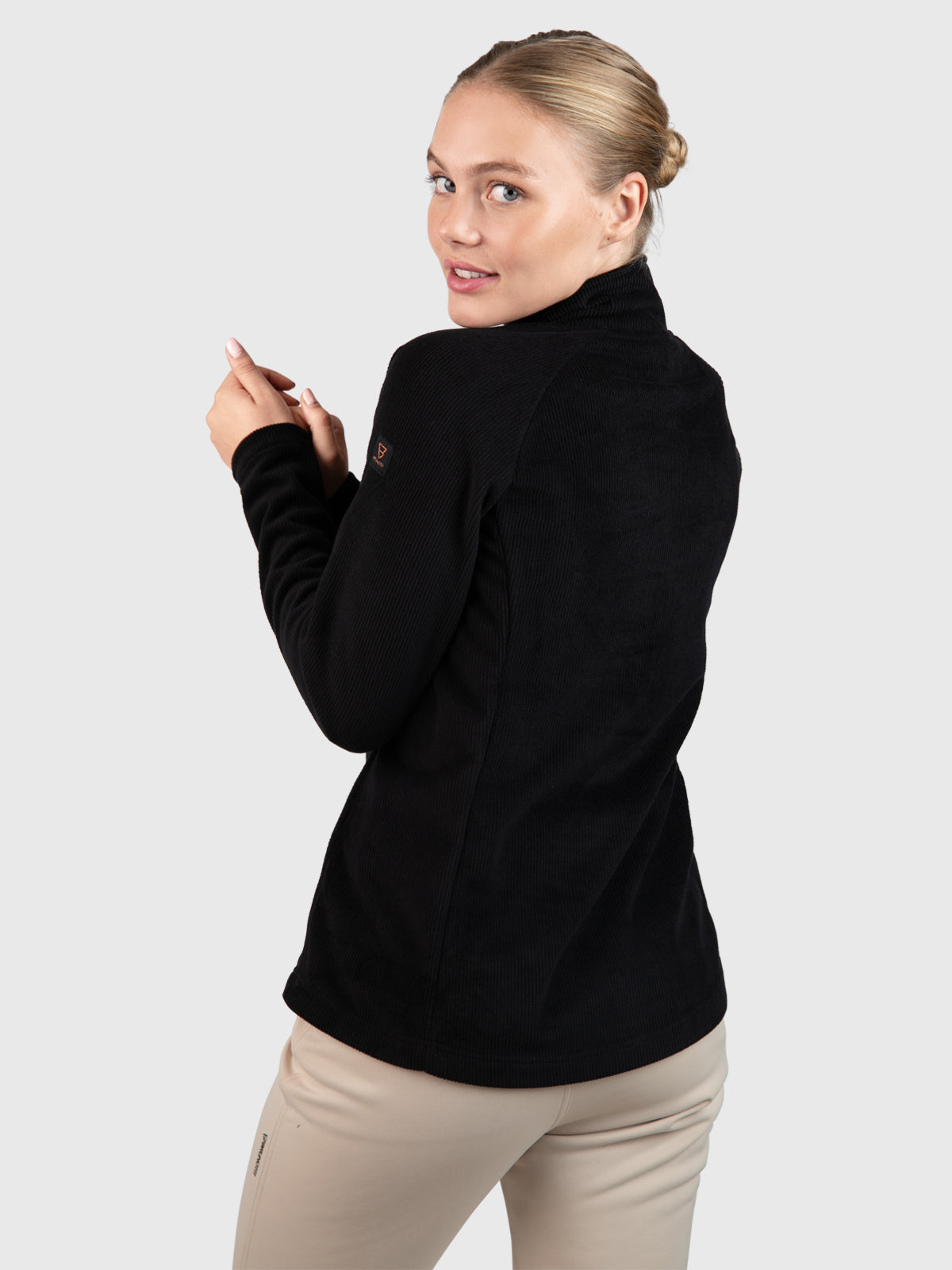 Skiania Dames Fleece | Zwart