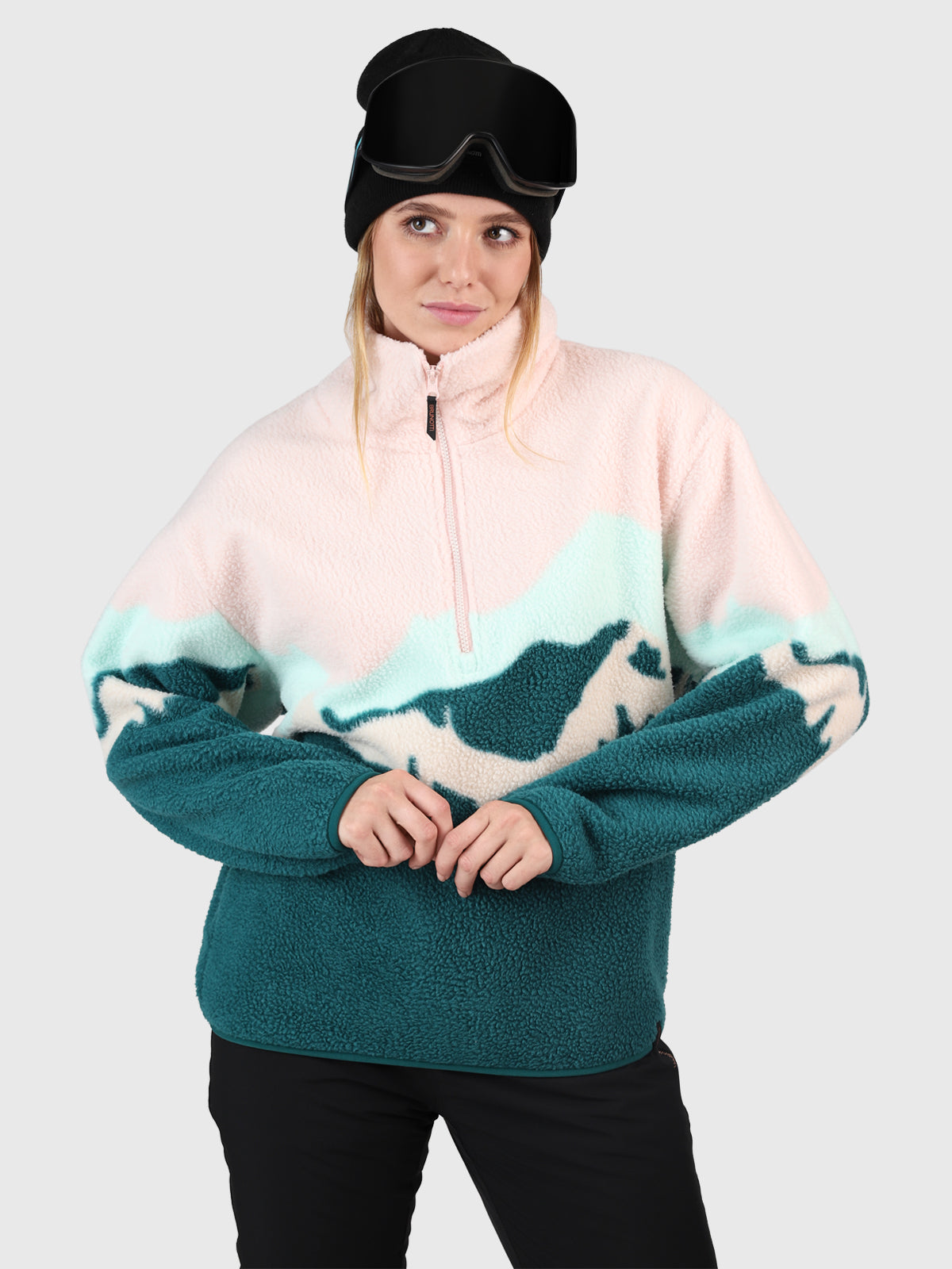 Chino-PP Dames Fleece | Evergreen