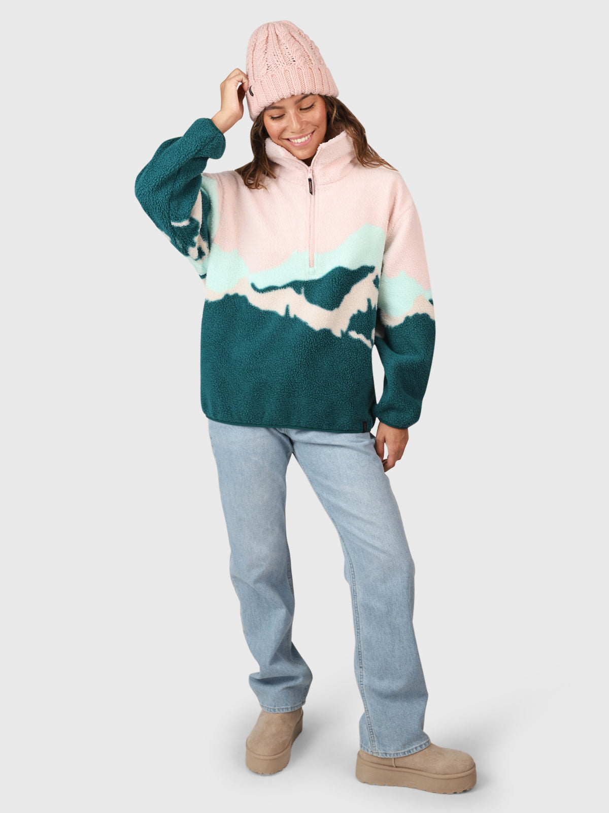 Chino-PP Women Fleece | Evergreen