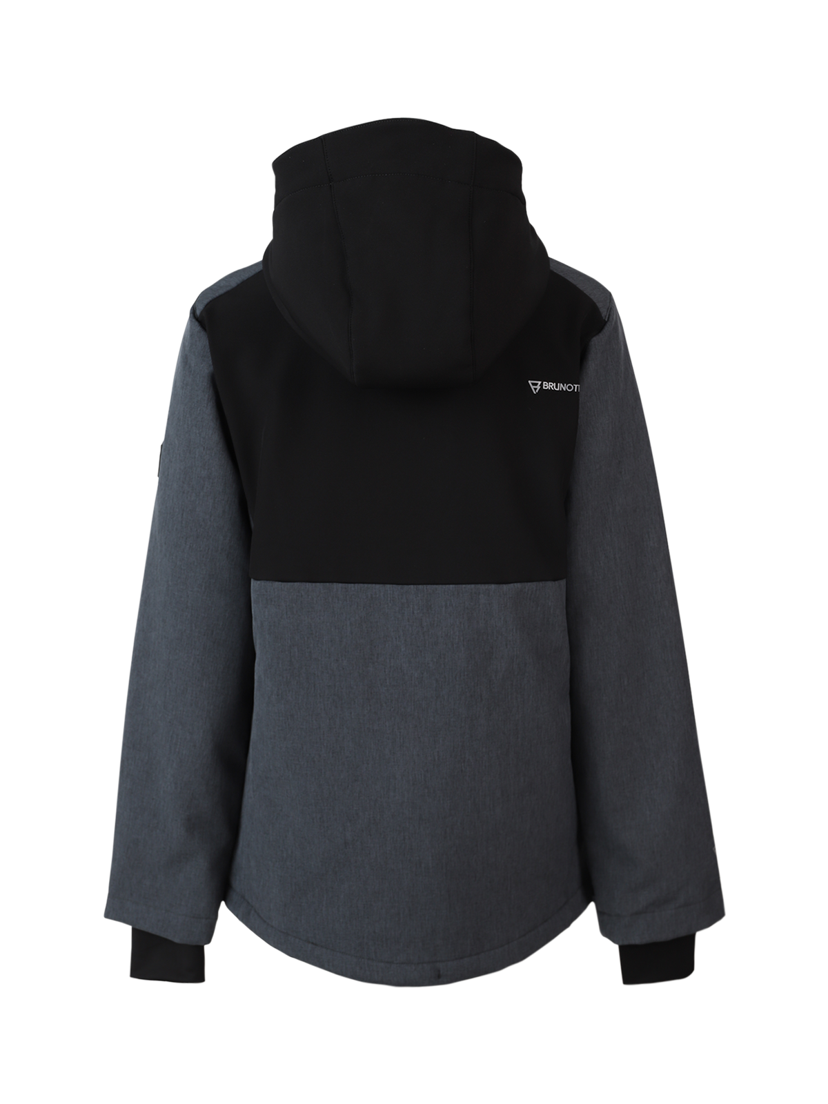 Twinstroky Jongens Softshell Ski Jas | Dark Grey Melee