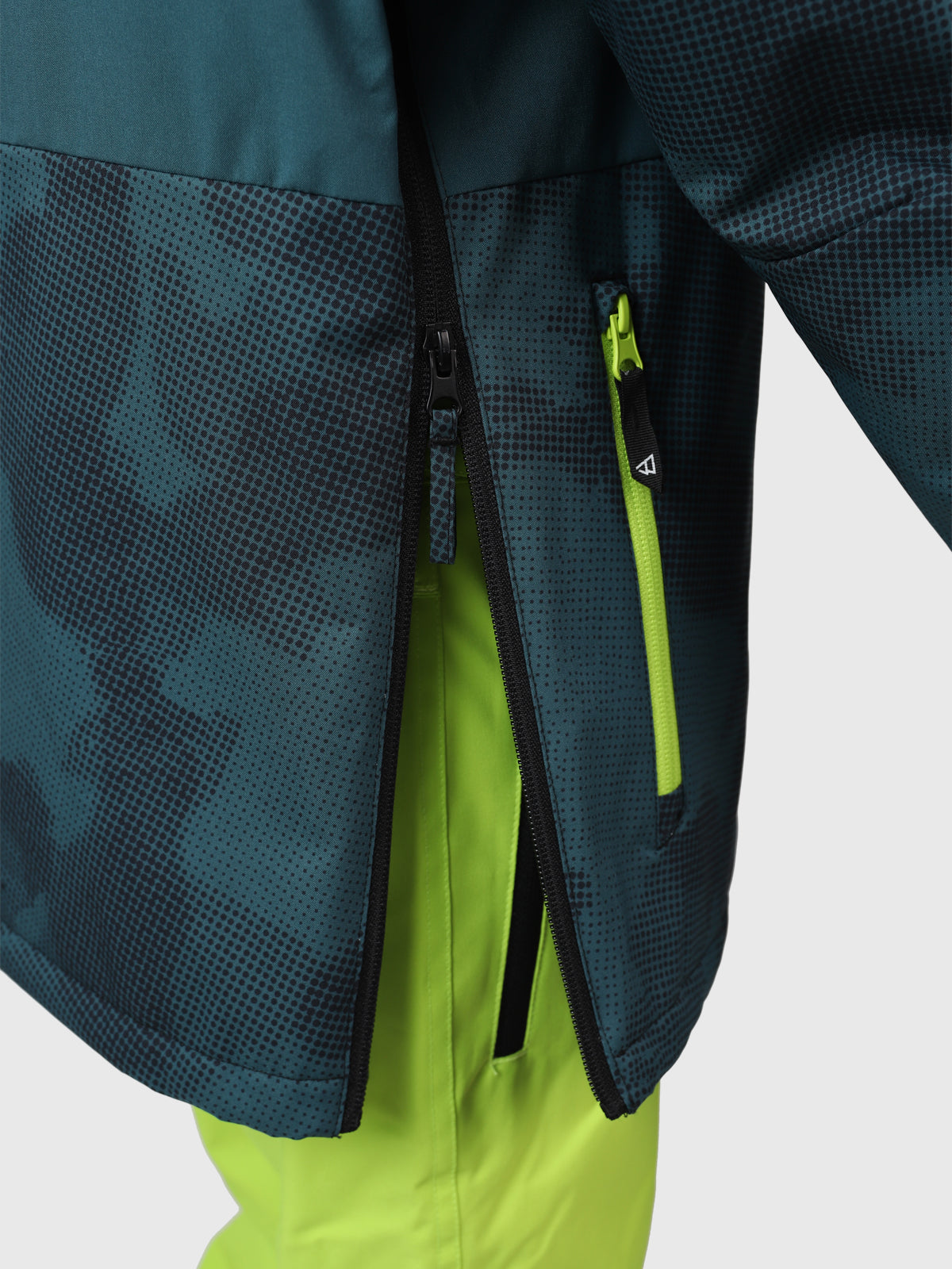 Keystony-Gradient Jongens Anorak Ski Jas | Fuel Green