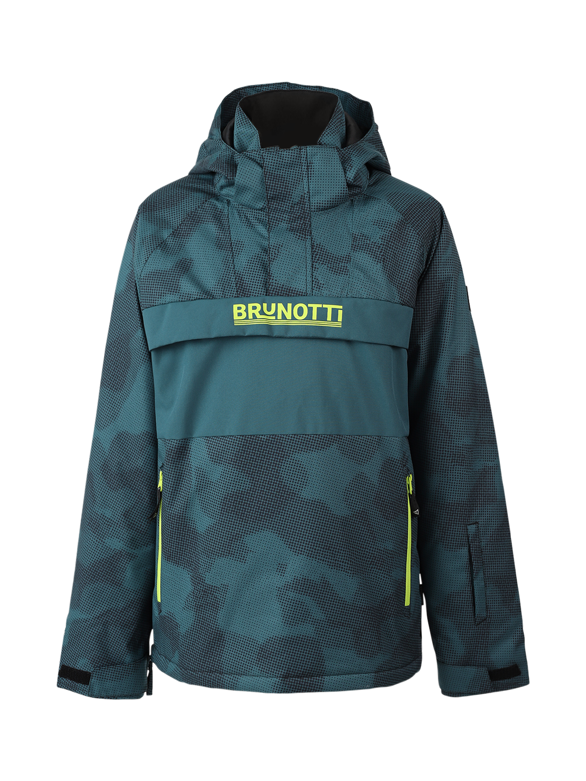 Keystony-Gradient Jongens Anorak Ski Jas | Fuel Green