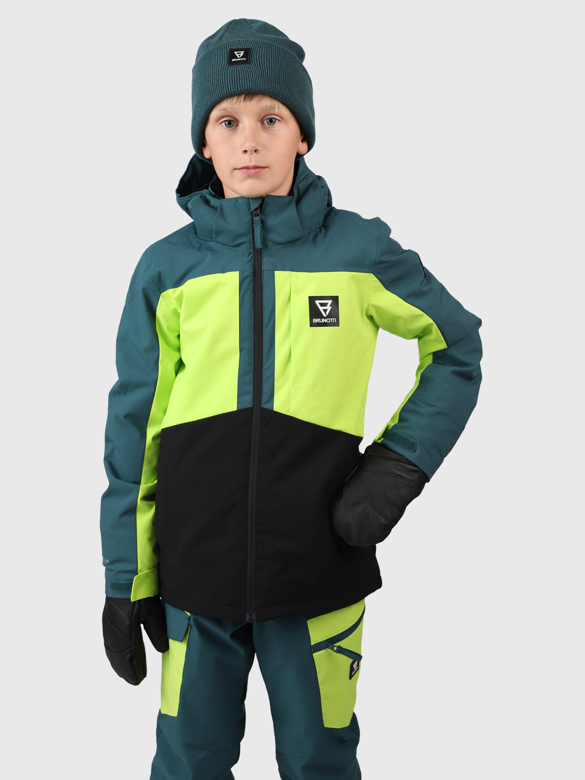 Aratiny Jongens Ski Jas | Fuel Green