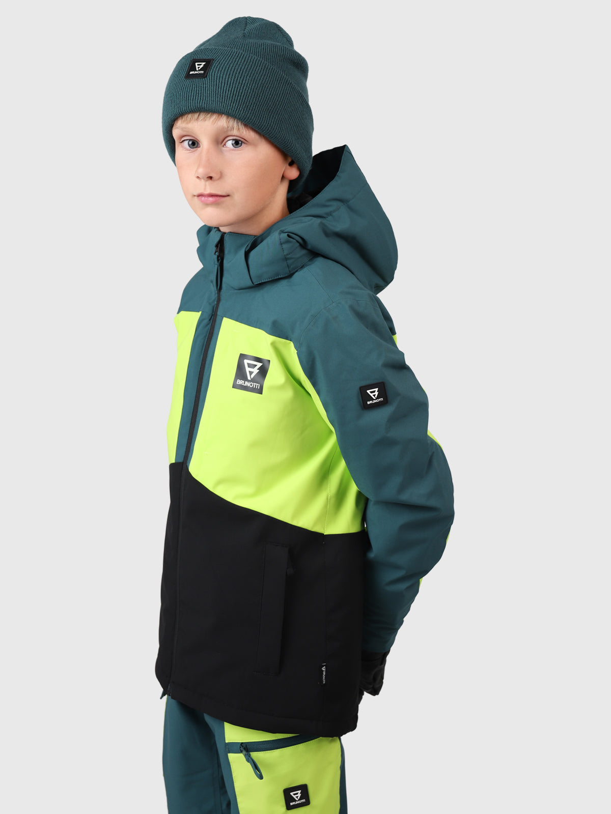 Aratiny Boys Snow Jacket | Fuel Green