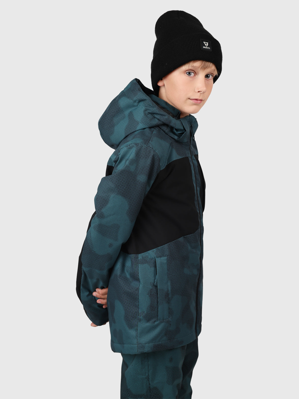 Aratiny-Gradient Boys Snow Jacket | Fuel Green