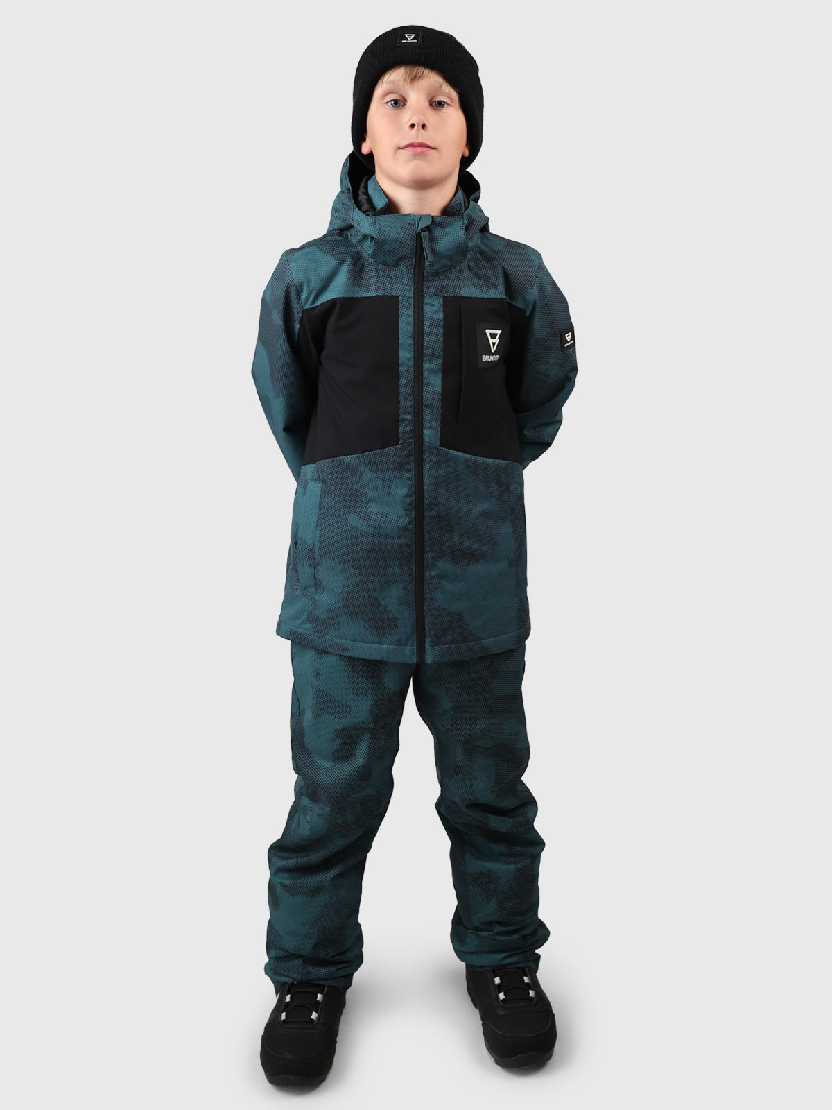 Aratiny-Gradient Boys Snow Jacket | Fuel Green