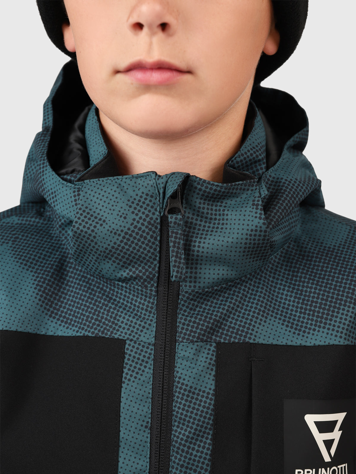 Aratiny-Gradient Jungen Skijacke | Fuel Green