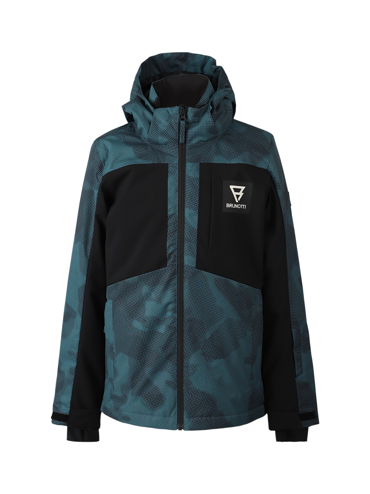 Aratiny-Gradient Jungen Skijacke | Fuel Green