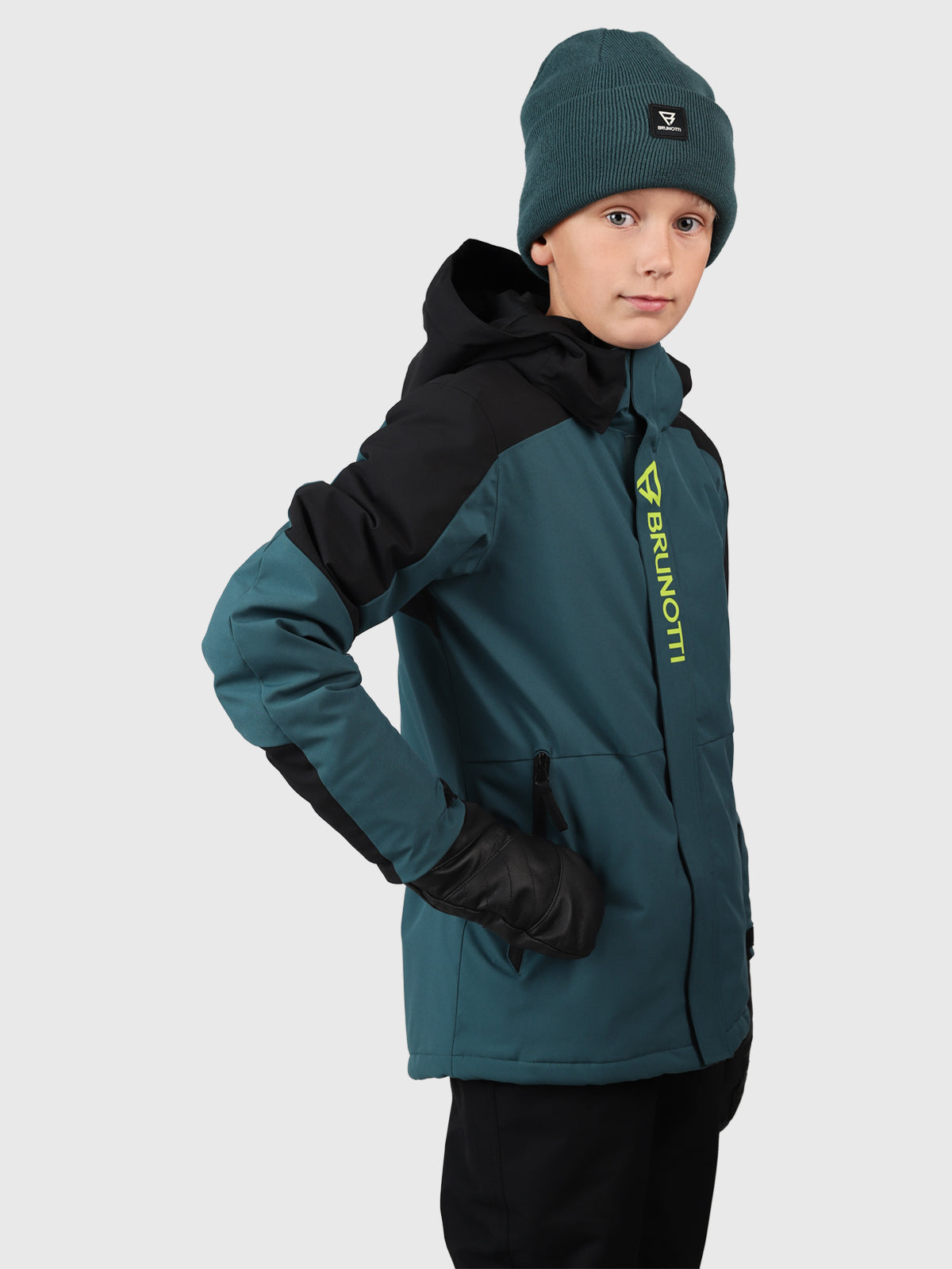 Sheldony Jungen Skijacke | Fuel Green