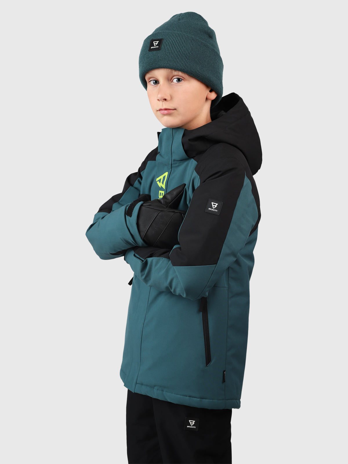 Sheldony Jungen Skijacke | Fuel Green