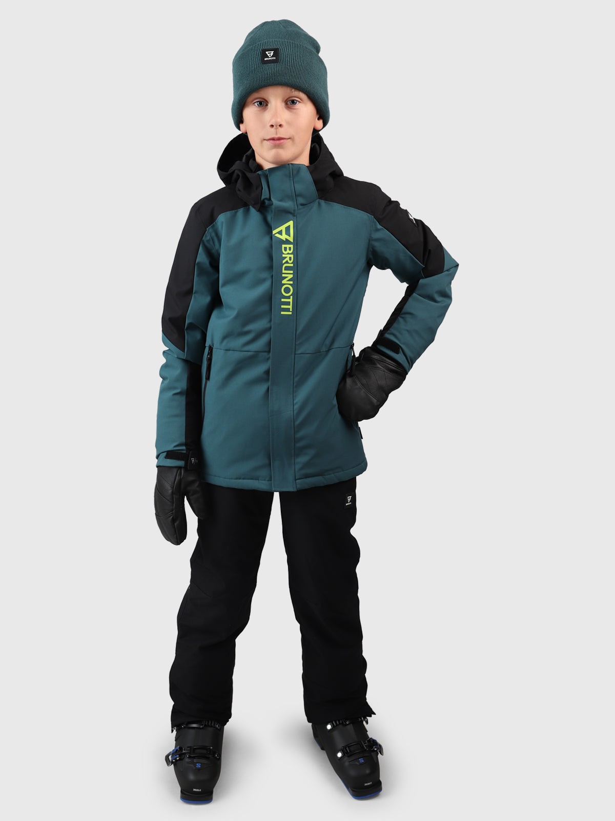 Sheldony Jungen Skijacke | Fuel Green