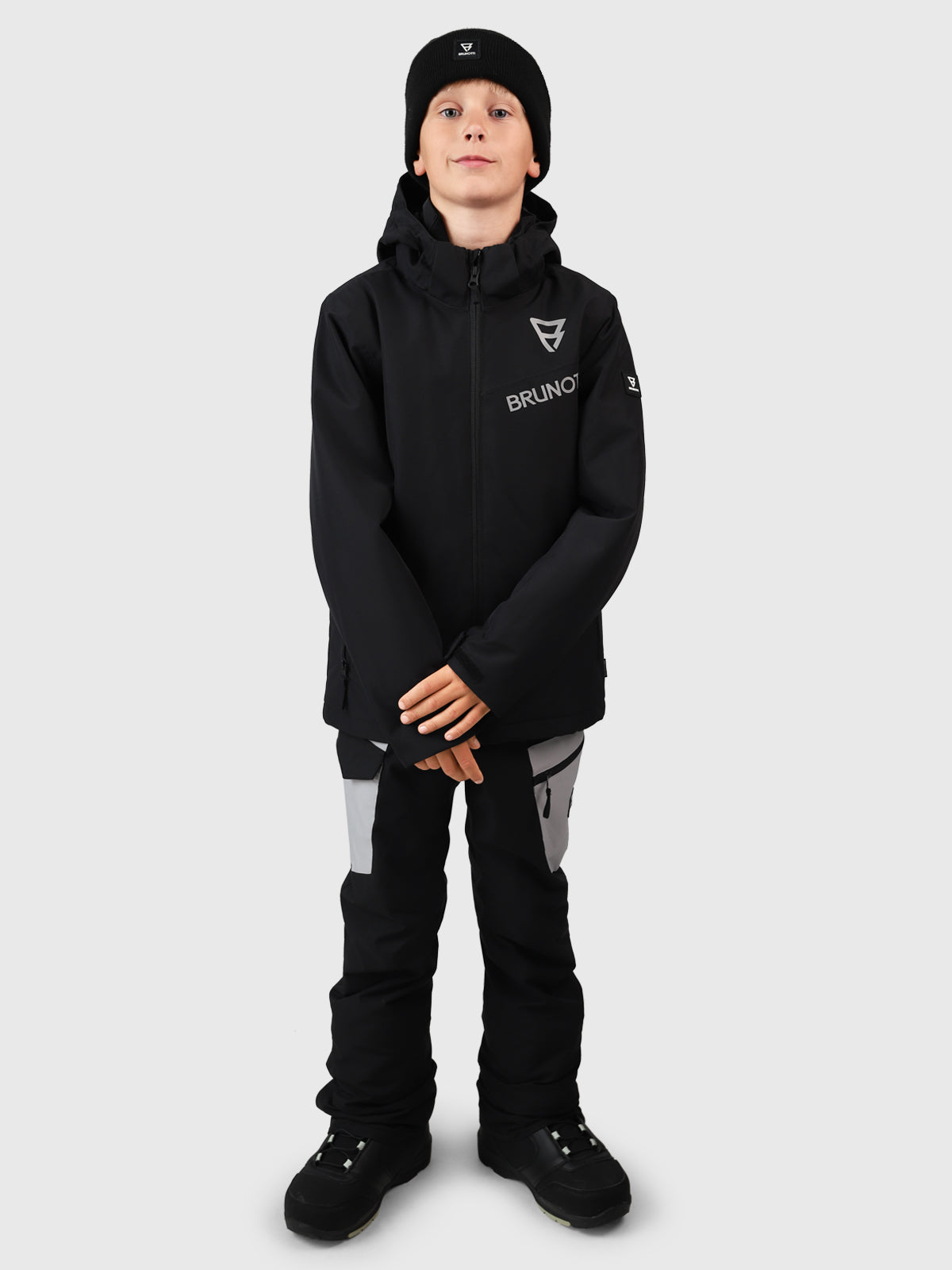 Navigaty Jungen Skijacke | Schwarz