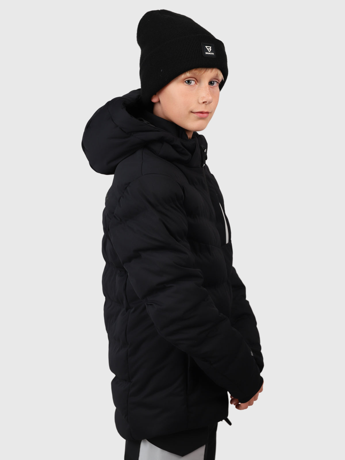 Sanclairy Boys Puffer Snow Jacket | Black