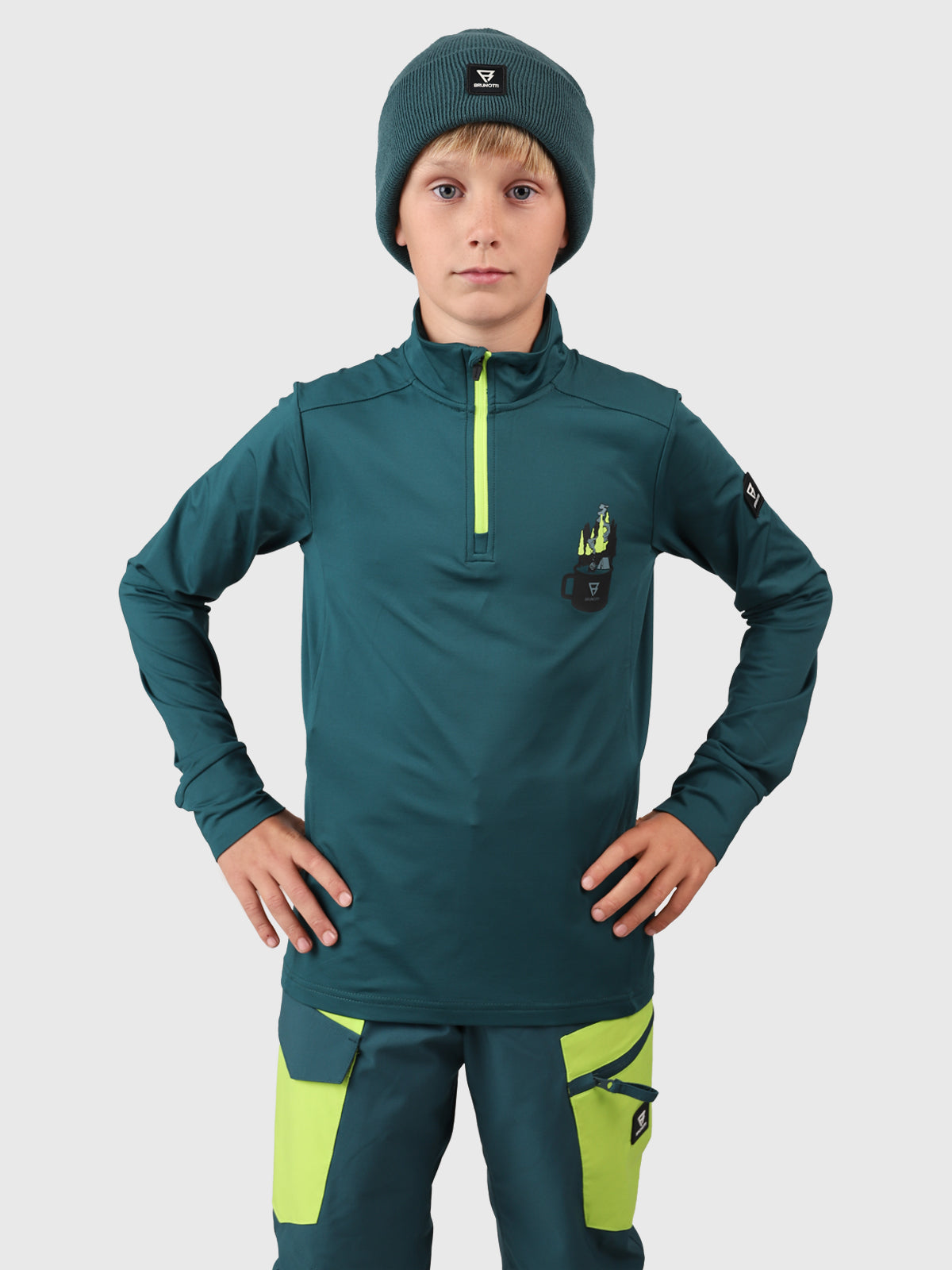 Toriny Boys Polygiene Fleece | Fuel Green