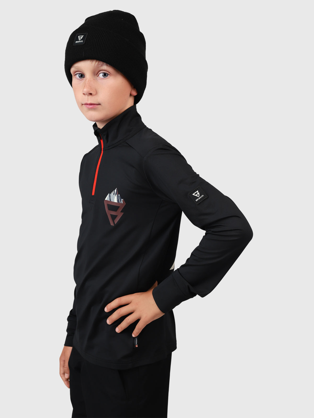 Toriny Jungen Polygiene Fleece | Schwarz