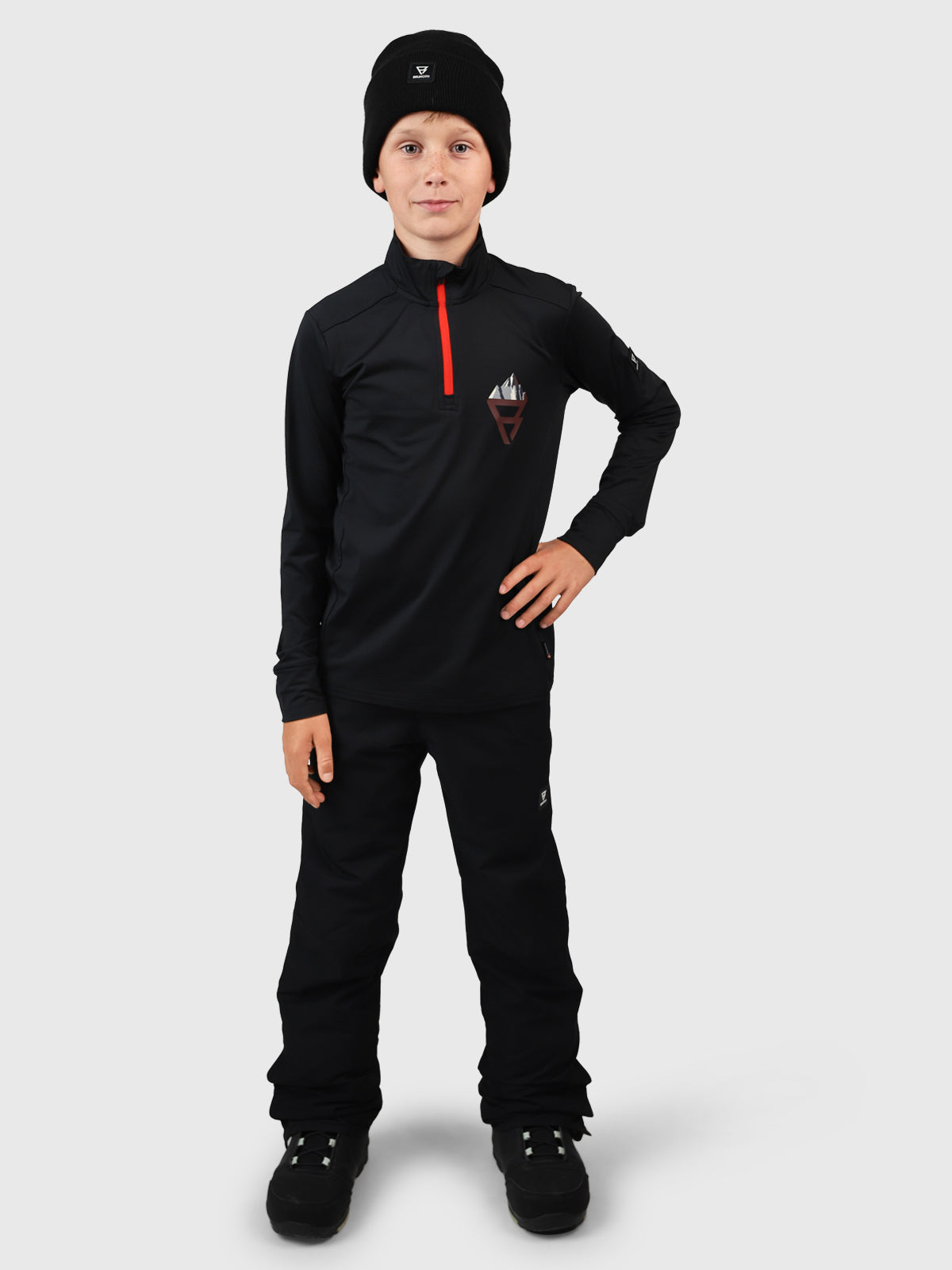 Toriny Jungen Polygiene Fleece | Schwarz