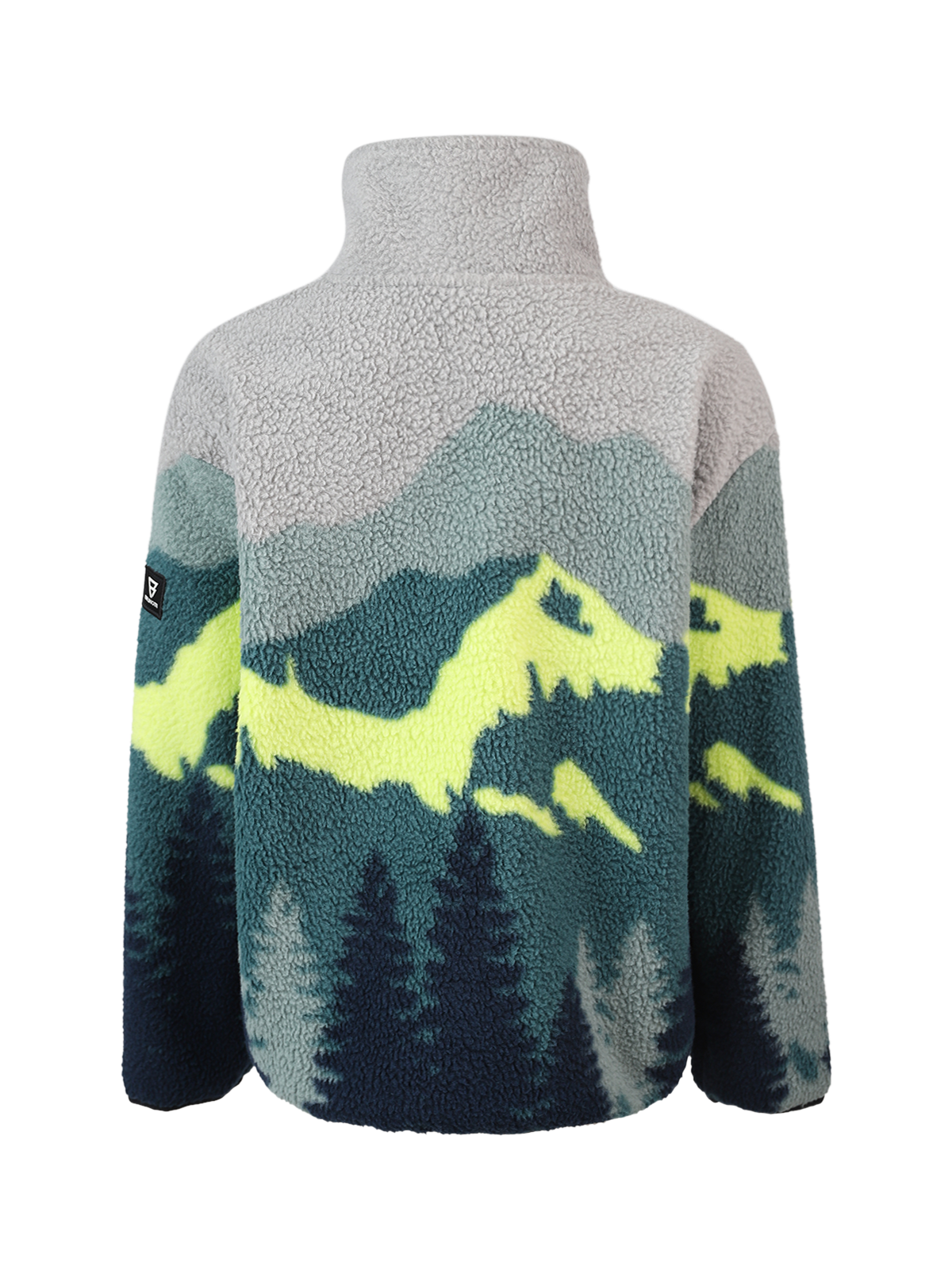 Rodrigy-Mountain Jongens Fleece | Fuel Green