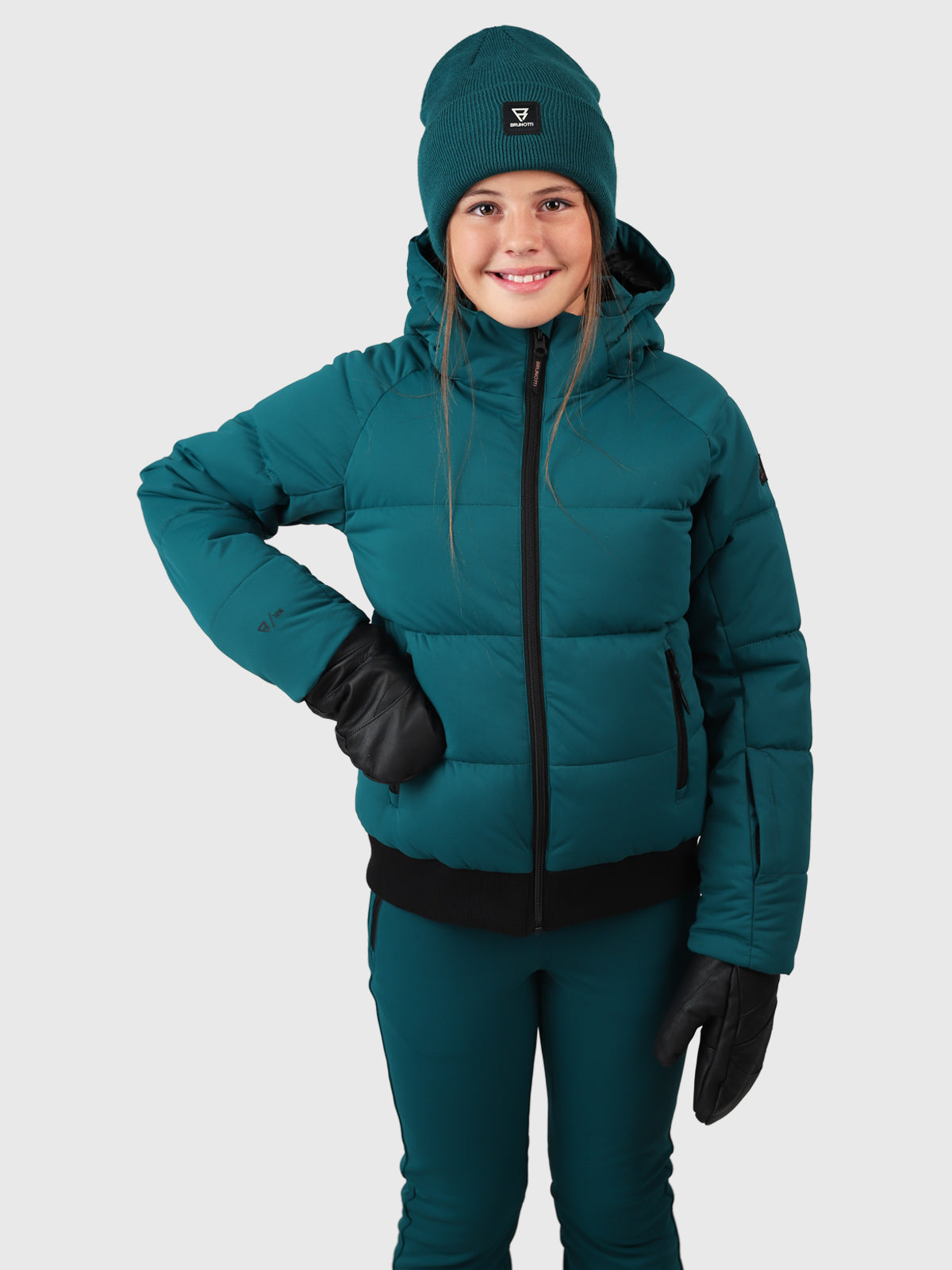 Suncrown Girls Puffer Snow Jacket | Evergreen