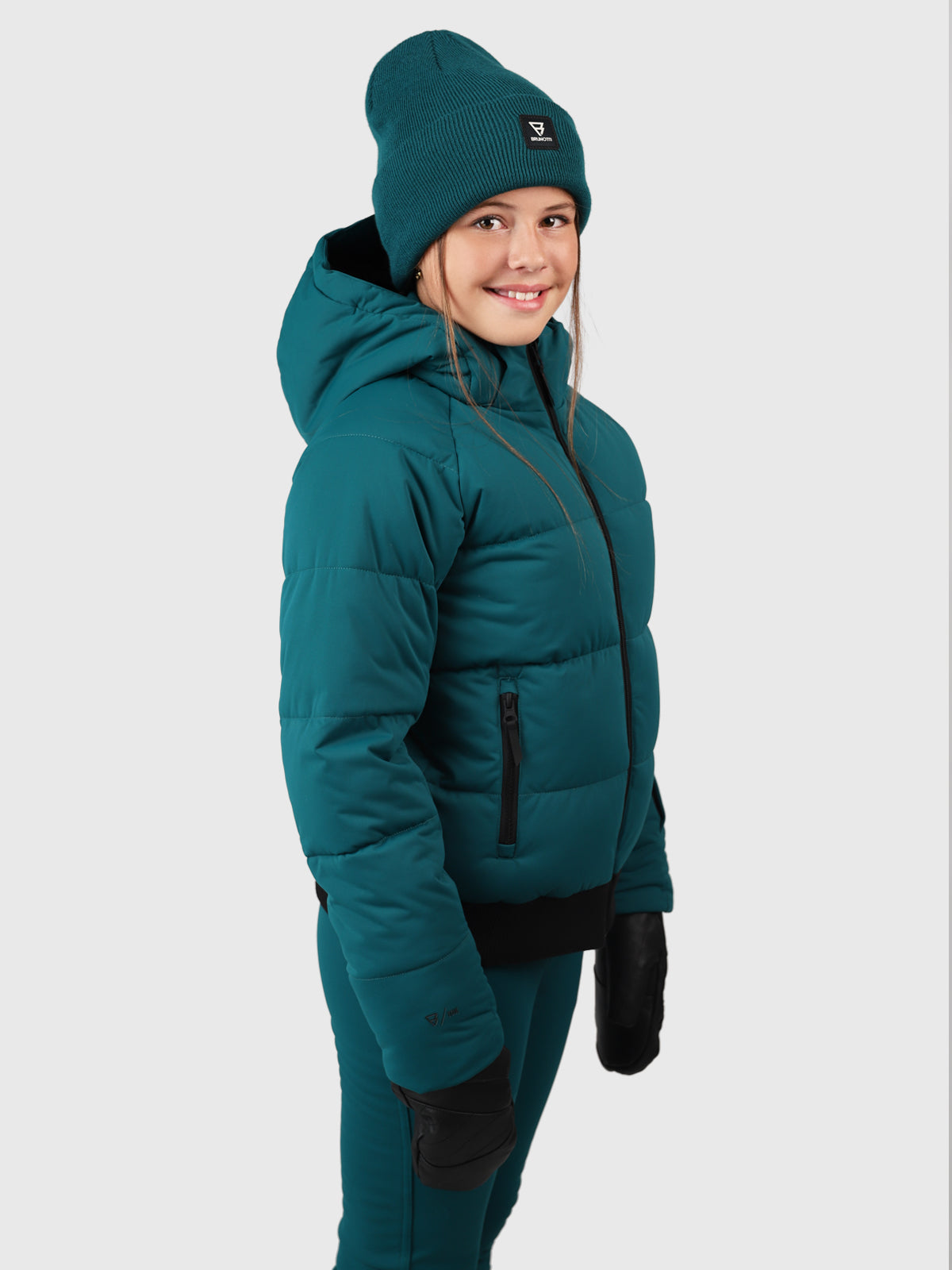 Suncrown Girls Puffer Snow Jacket | Evergreen