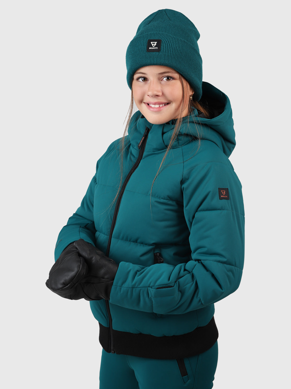 Suncrown Girls Puffer Snow Jacket | Evergreen