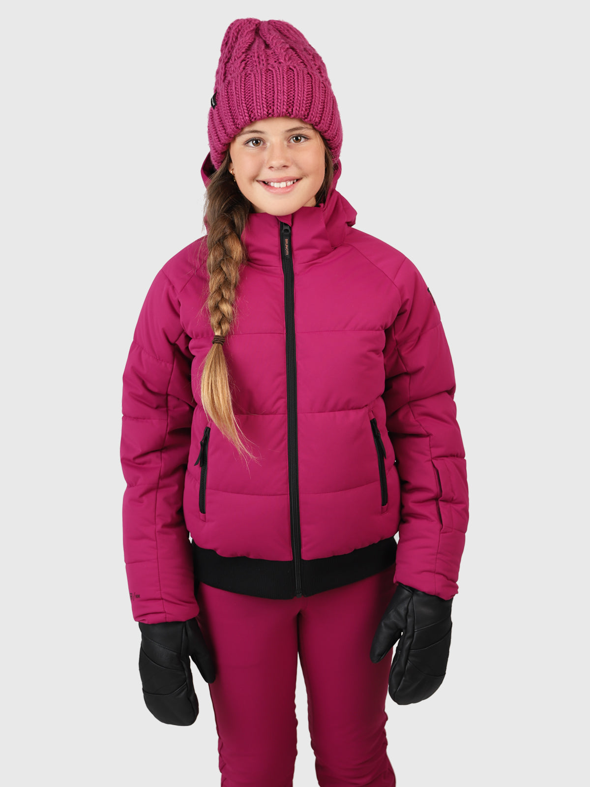 Suncrown Girls Puffer Snow Jacket | Fuchsia