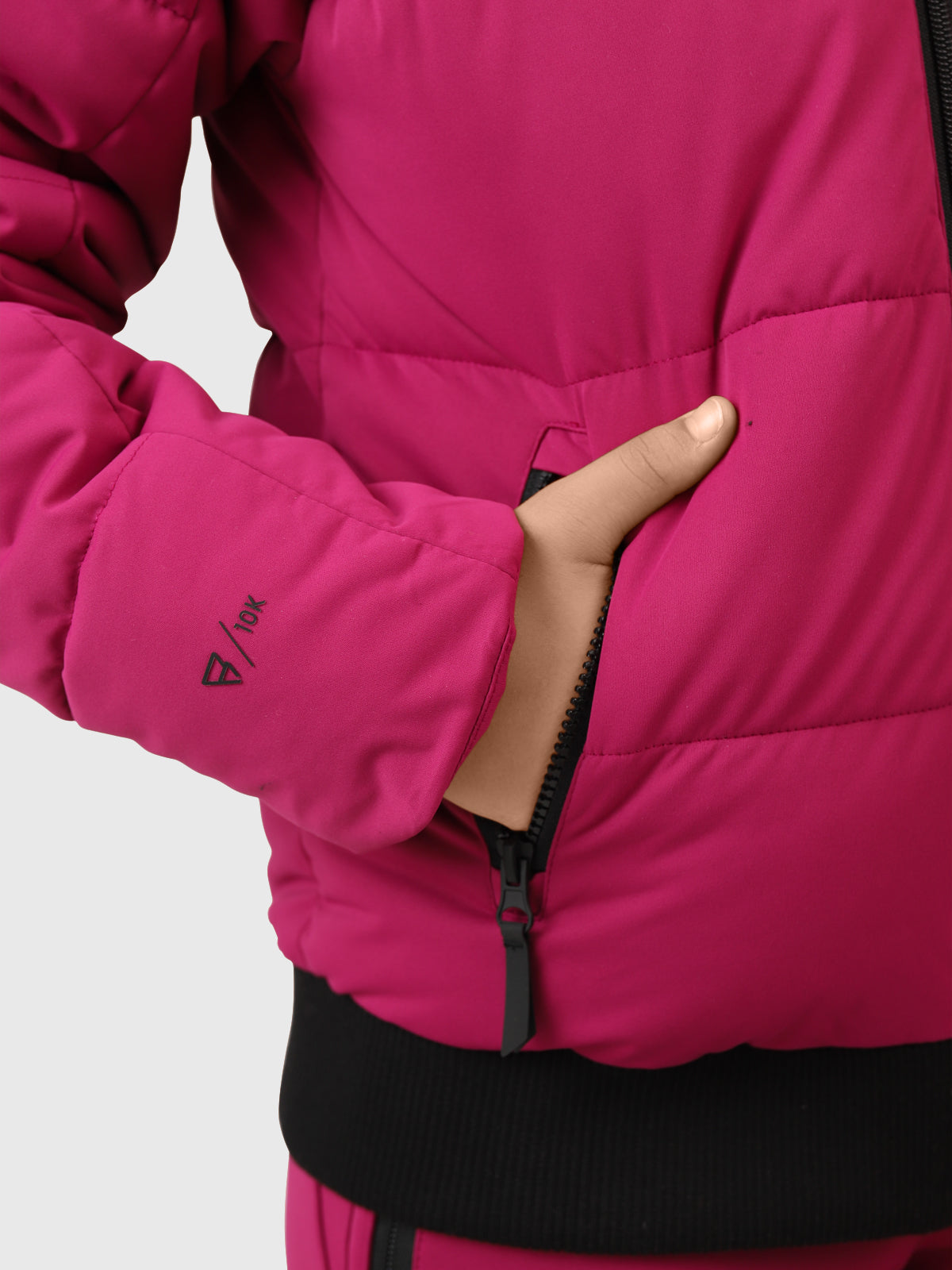 Suncrown Mädchen Puffer Skijacke | Fuchsia