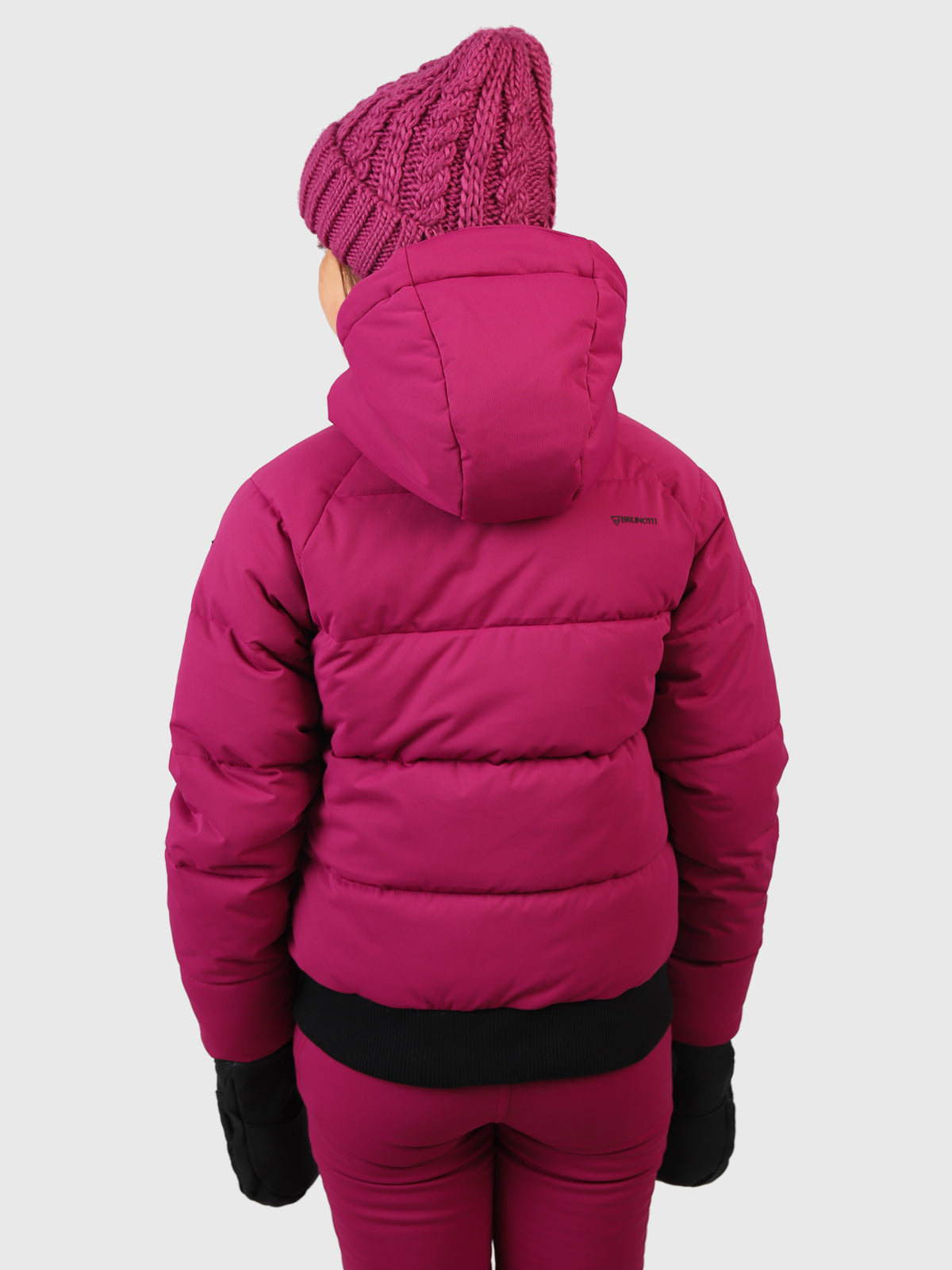 Suncrown Girls Puffer Snow Jacket | Fuchsia