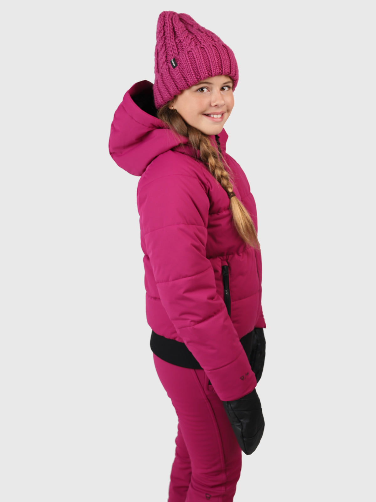 Suncrown Girls Puffer Snow Jacket | Fuchsia