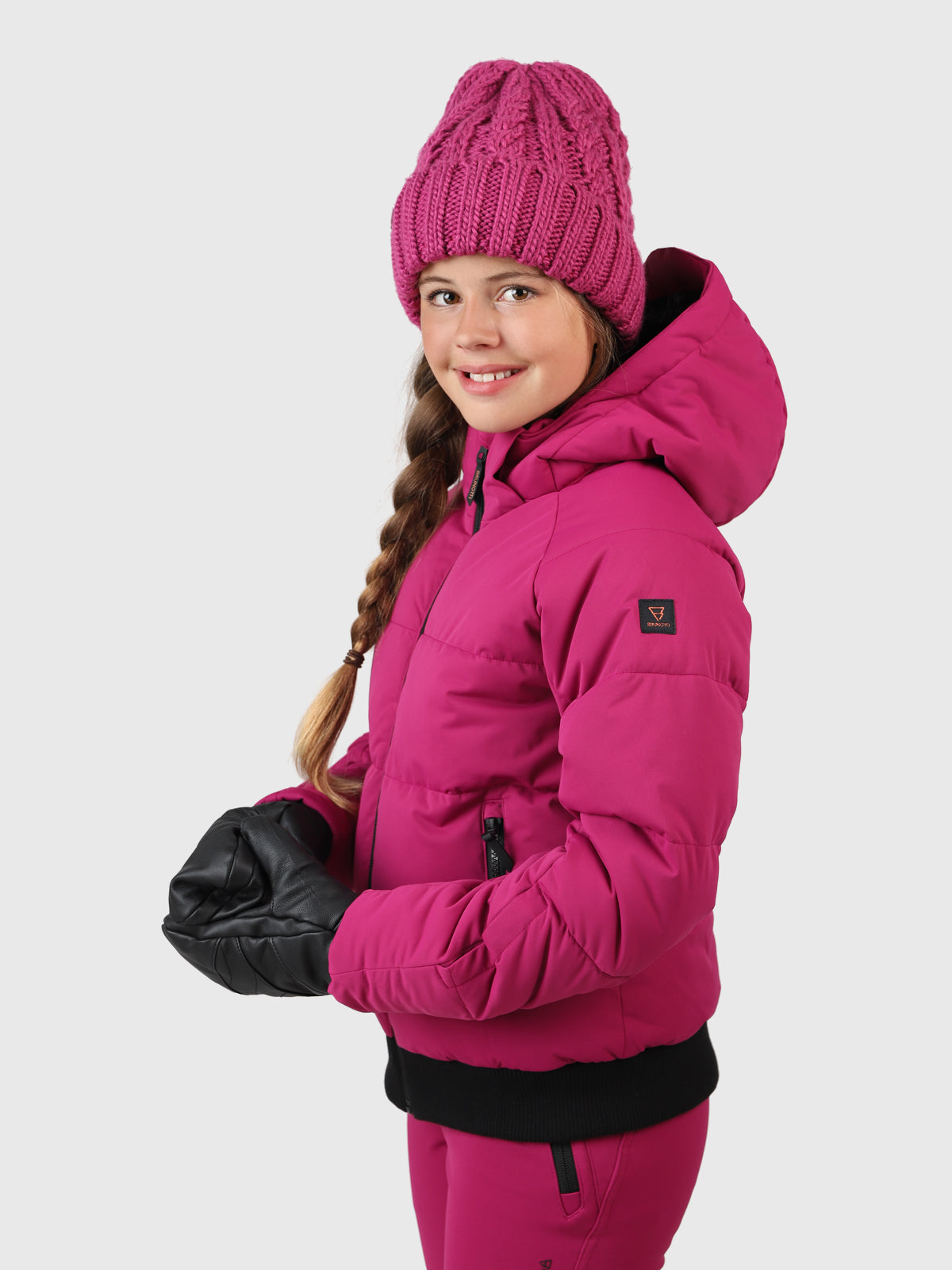 Suncrown Girls Puffer Snow Jacket | Fuchsia