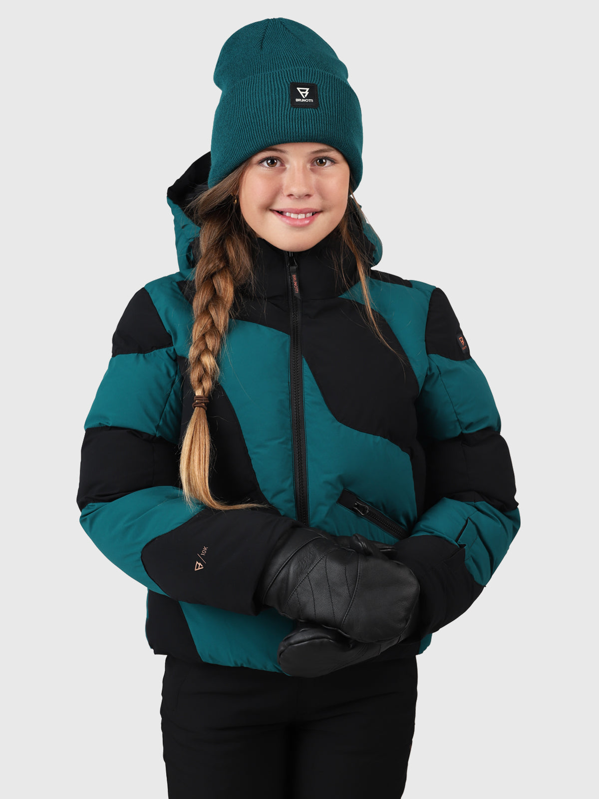 Marbley Mädchen Puffer Skijacke | Evergreen