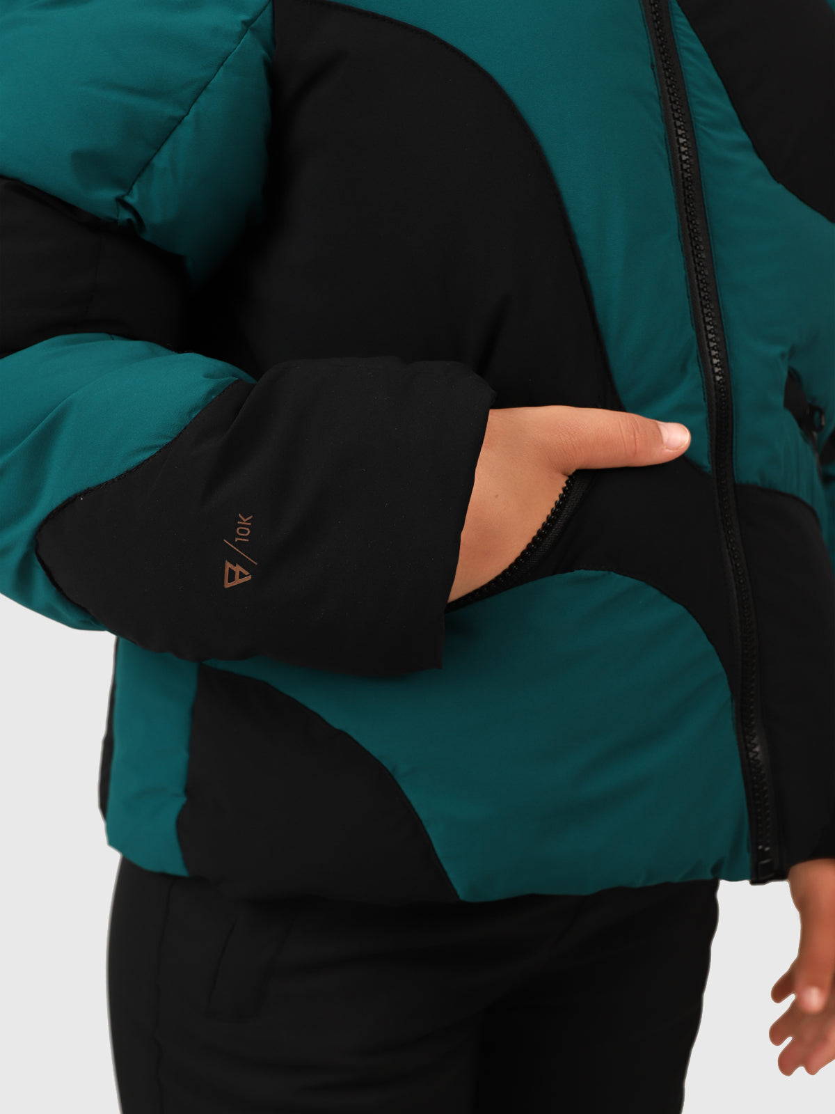 Marbley Mädchen Puffer Skijacke | Evergreen