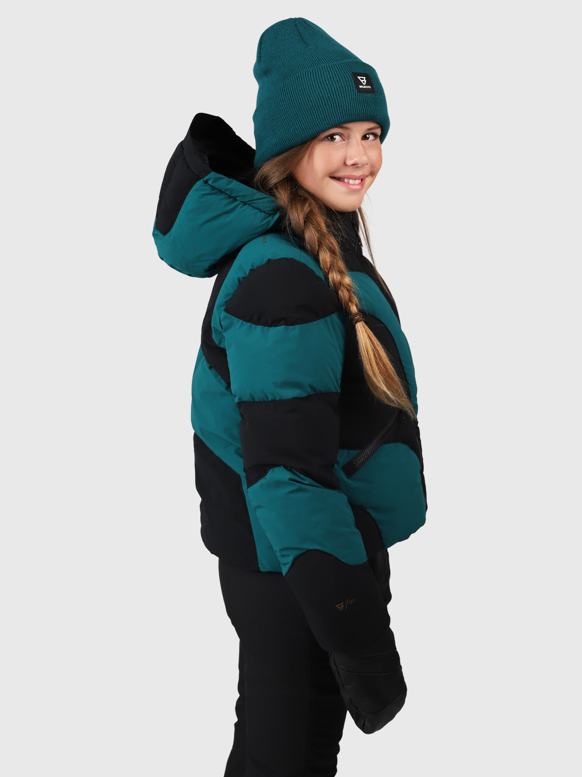 Marbley Mädchen Puffer Skijacke | Evergreen