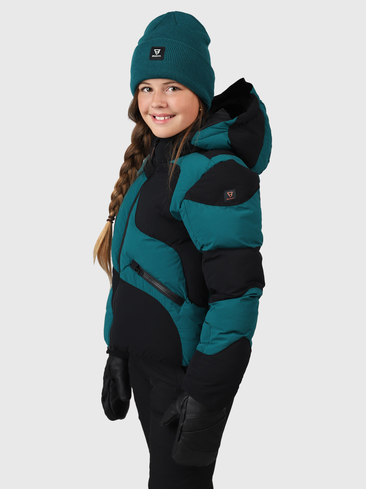 Marbley Mädchen Puffer Skijacke | Evergreen