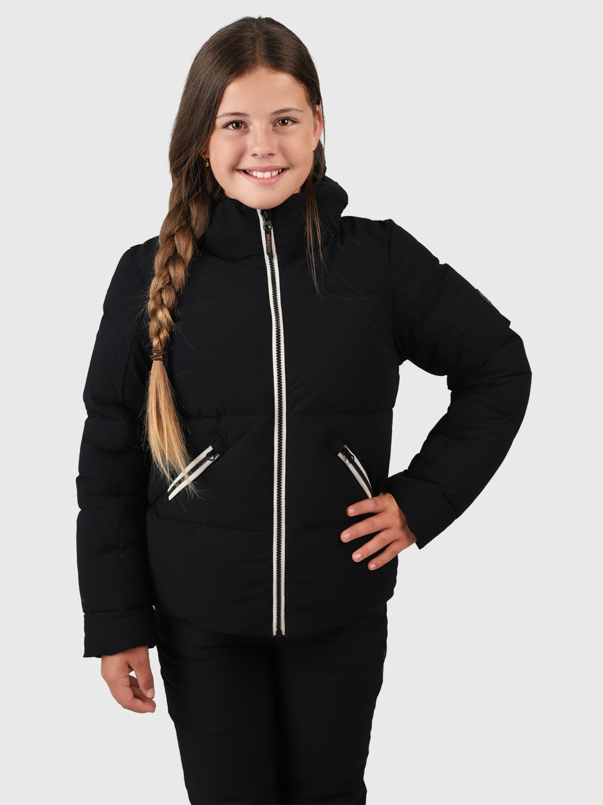 Cypressa Meisjes Puffer Ski Jas | Zwart