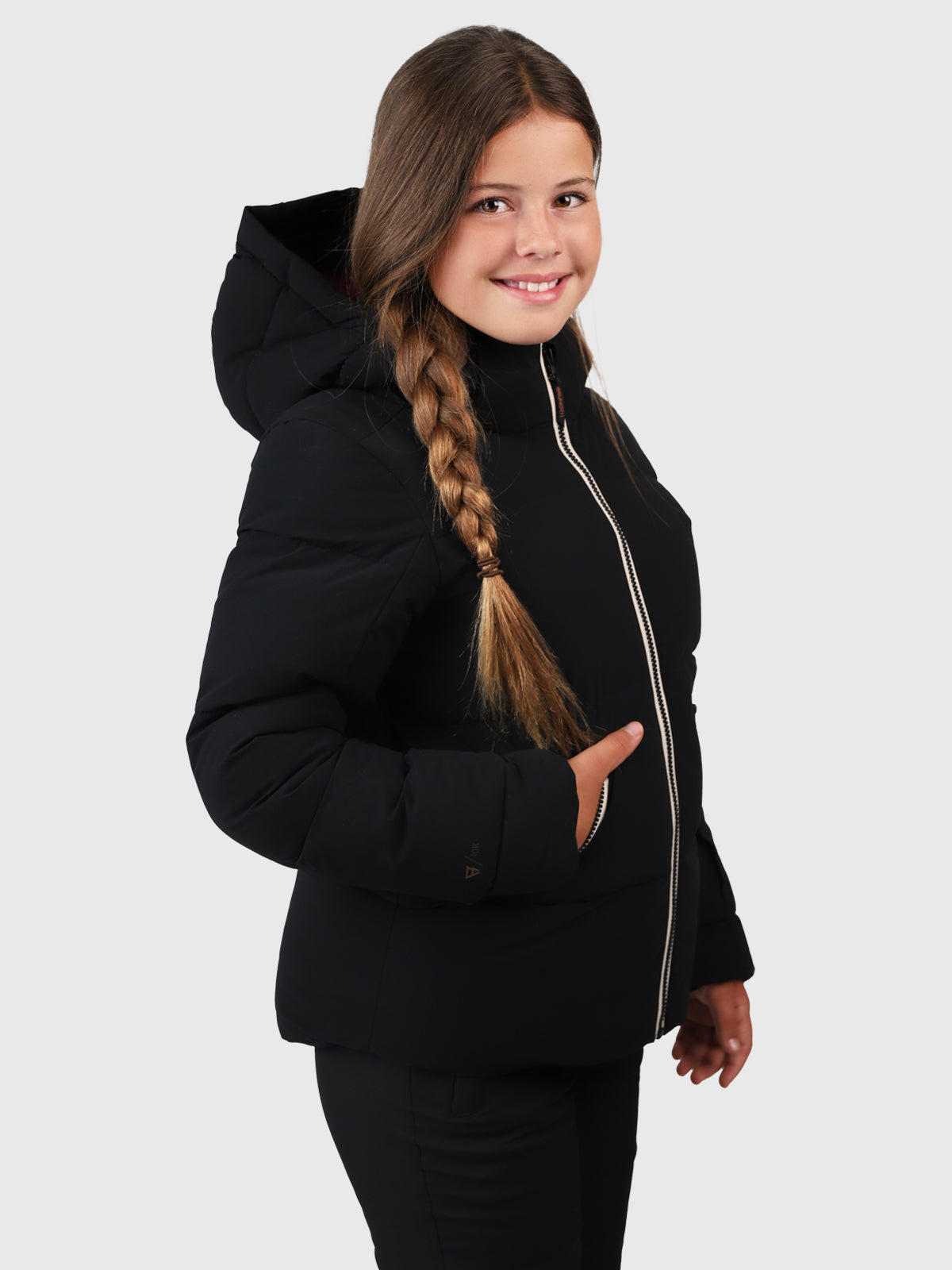 Cypressa Meisjes Puffer Ski Jas | Zwart