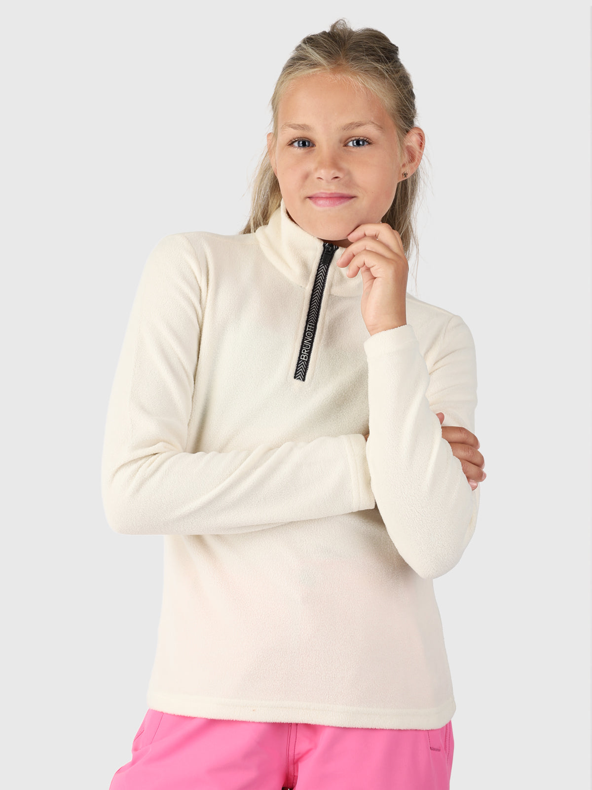 Mismy Mädchen Fleece | White Foam