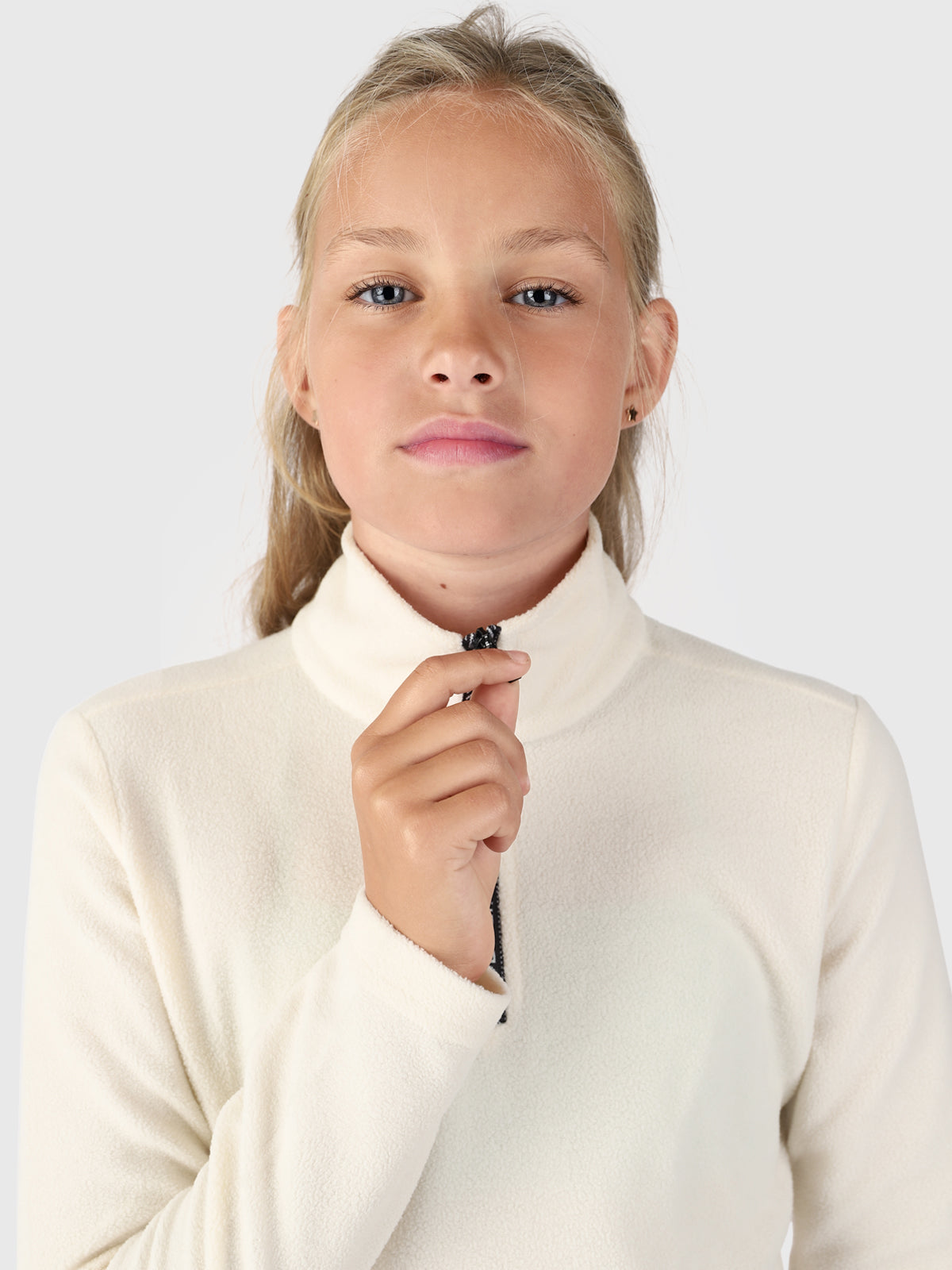 Mismy Meisjes Fleece | White Foam