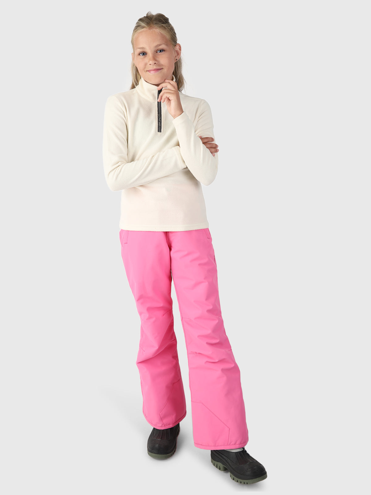 Mismy Girls Fleece | White Foam