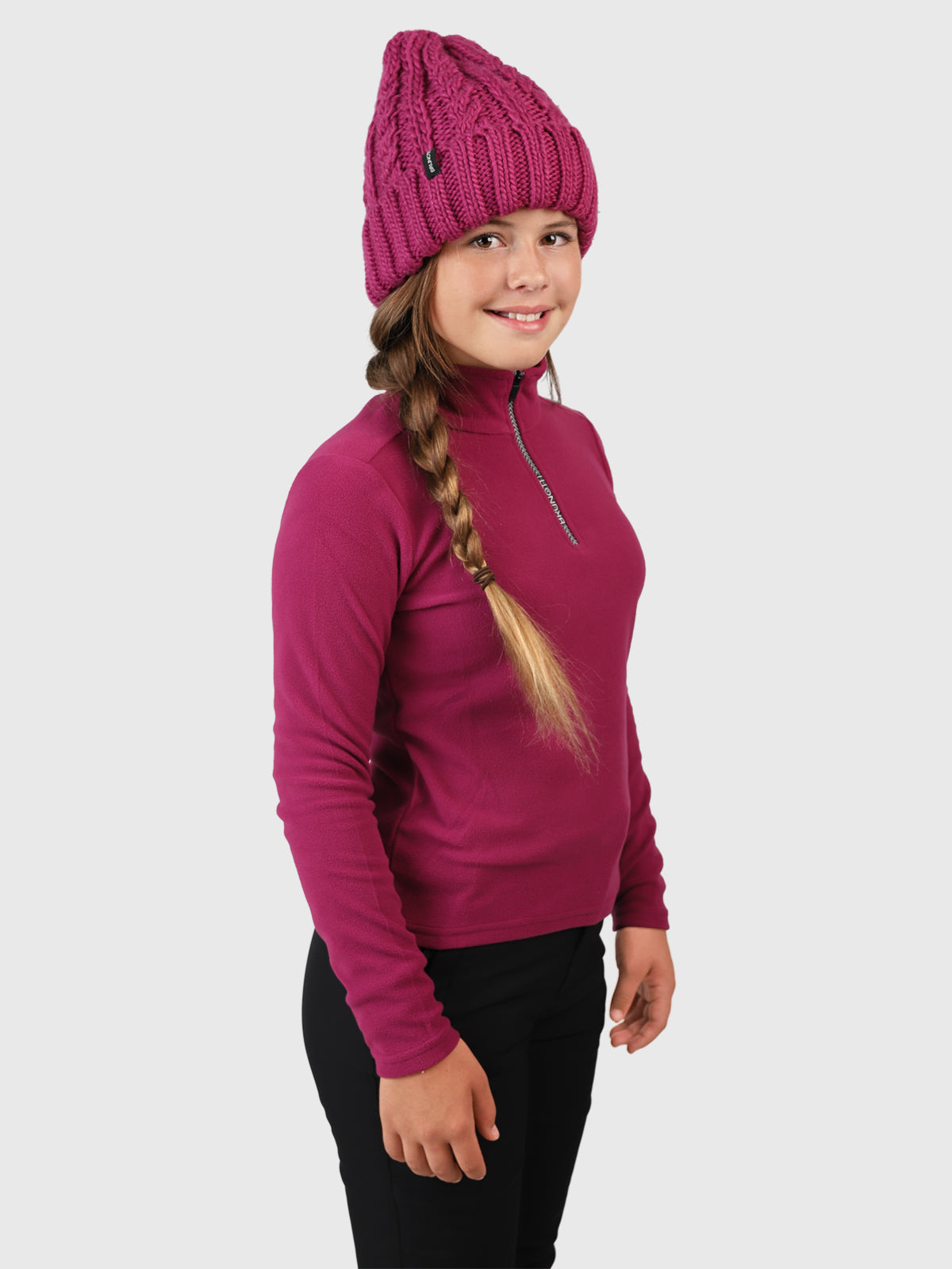 Mismy Meisjes Fleece | Fuchsia