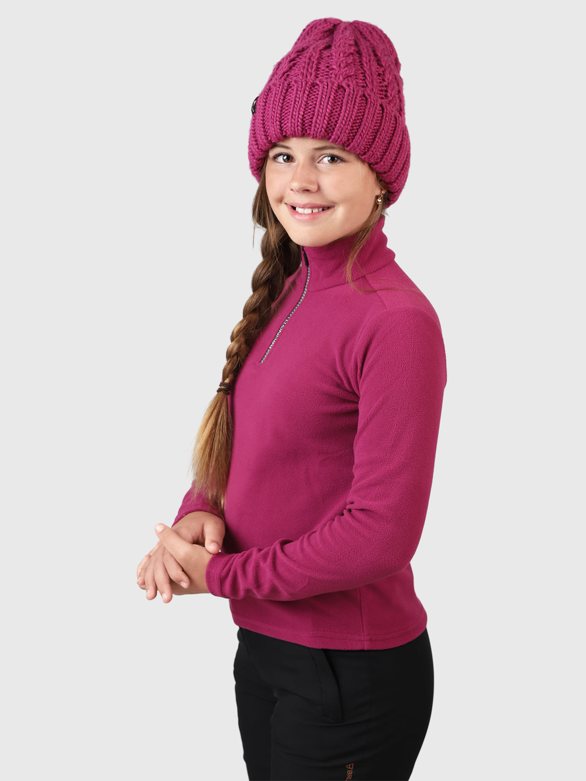 Mismy Meisjes Fleece | Fuchsia