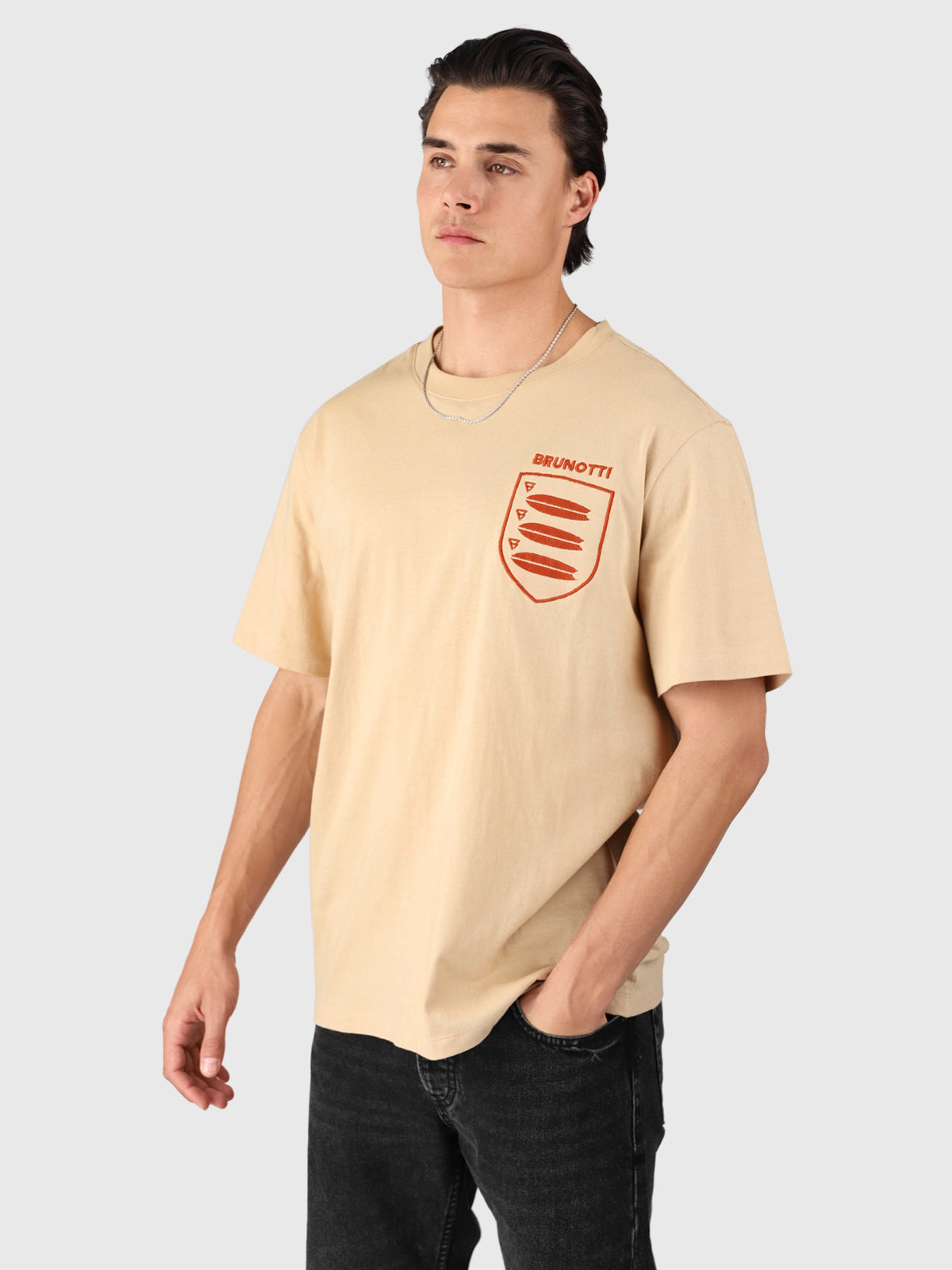 Homeseries-Scheveningen Men T-shirt | Ginger