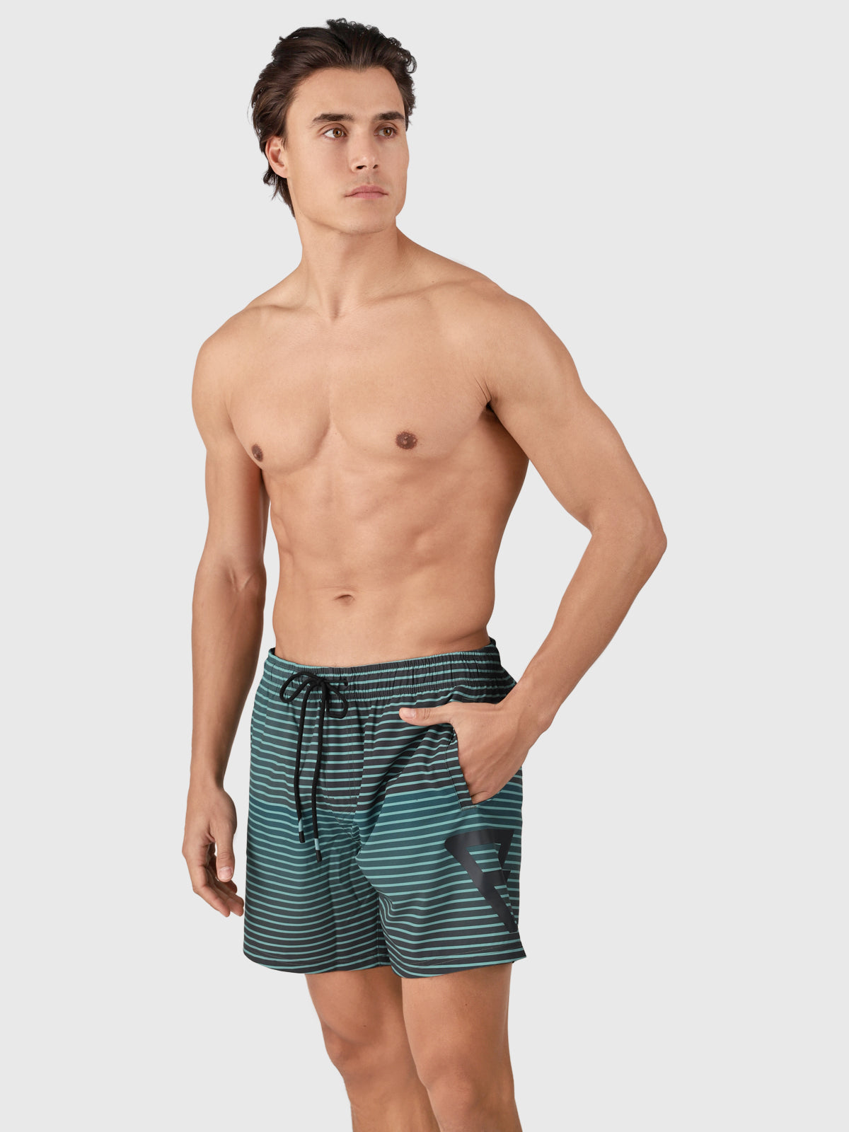 Preves Men Swim Shorts | Bottle Green