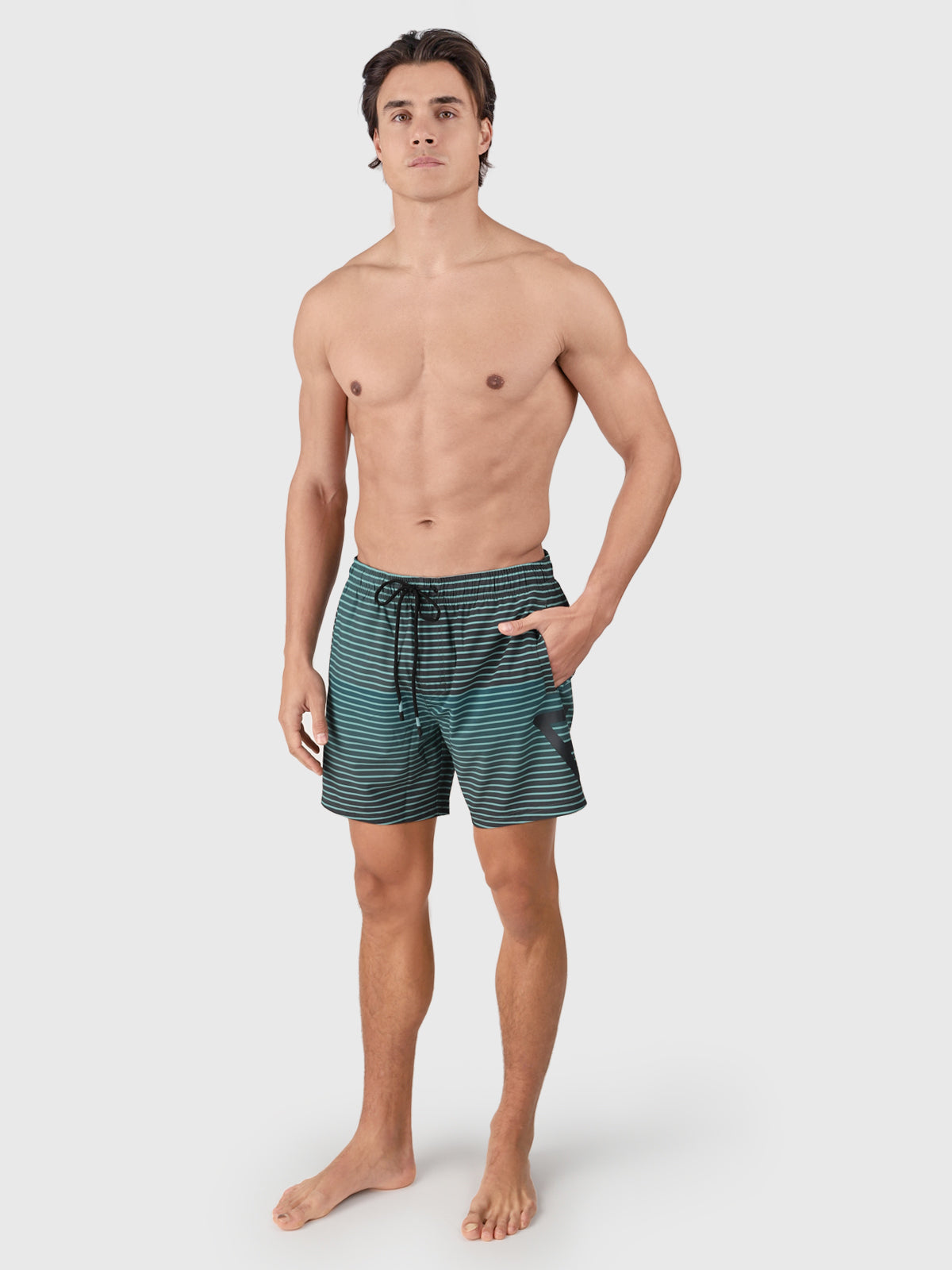 Preves Men Swim Shorts | Bottle Green