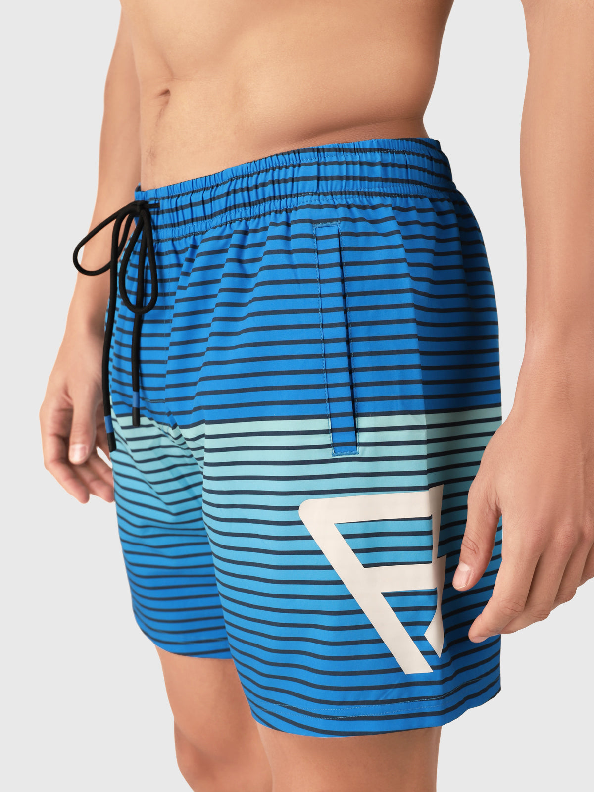 Preves Men Swim Shorts | Neon Blue